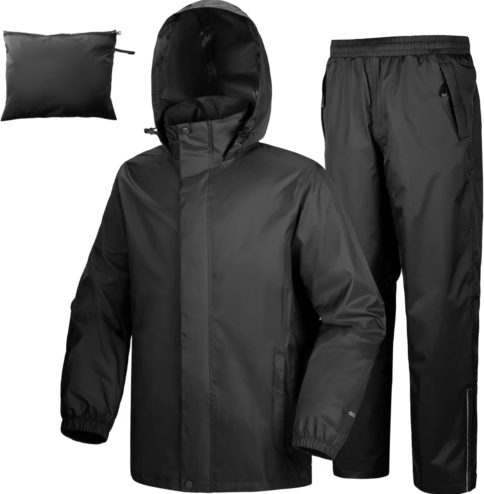 33,000ft Men’s Rain Suit Packable Waterproof Lightweight Rain Gear for Golf Hiking Cycling 2 Pieces (Jackets and Pants) 33,000ft Men’s Rain Suit Packable Waterproof Lightweight Rain Gear for Golf Hiking Cycling 2 Pieces (Jackets and Pants)