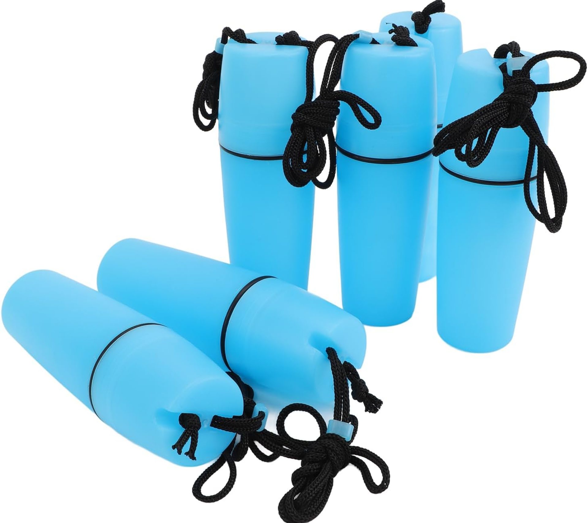 6PCS Kayak Container Bottle, Waterproof Boat Floating Sealed Bottle Dry Canister with Hook Rope for Diving Snorkeling Surfing 6PCS Kayak Container Bottle, Waterproof Boat Floating Sealed Bottle Dry Canister with Hook Rope for Diving Snorkeling Surfing