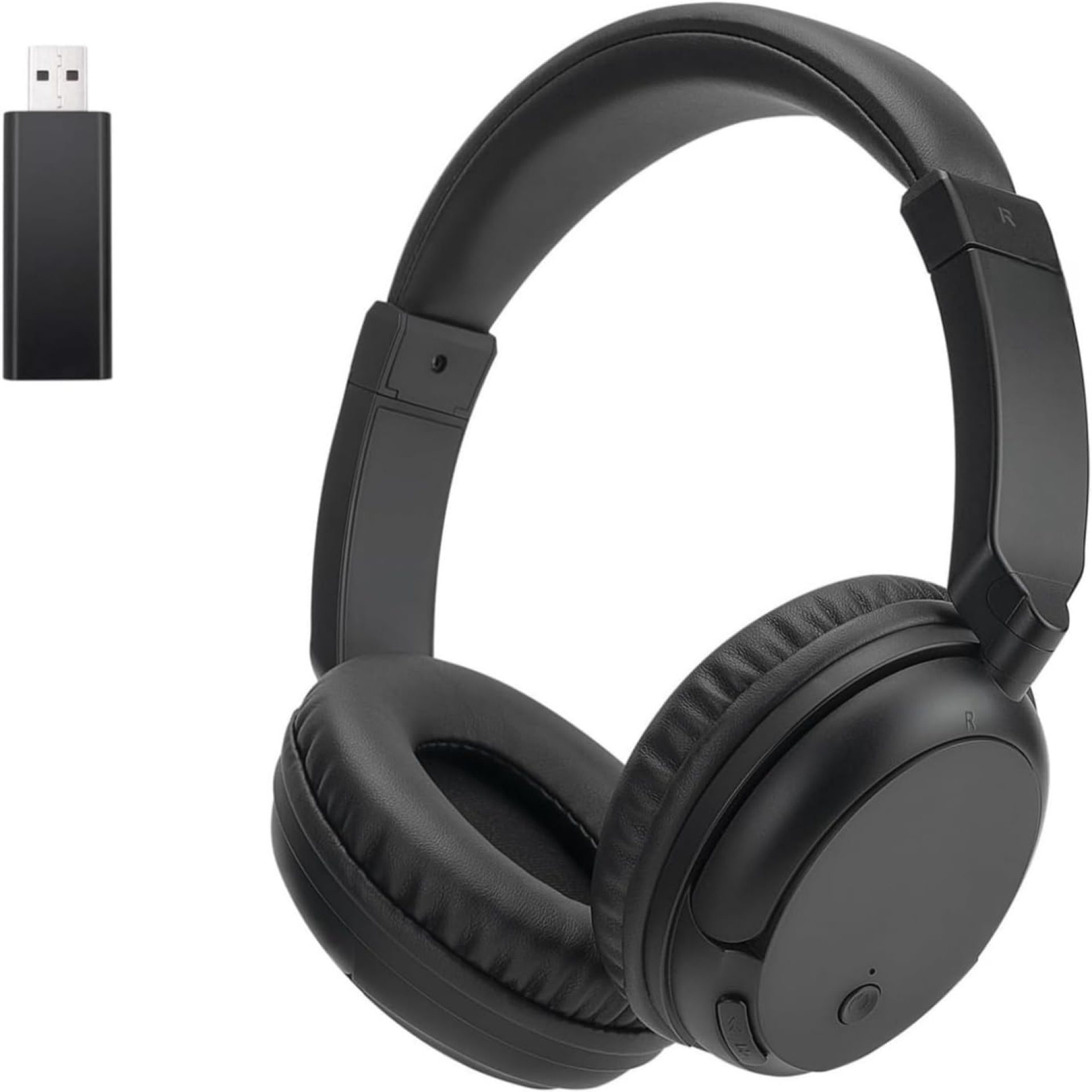 Bluetooth 5.3 TV Headphones, On-Ear Wireless Bluetooth Headset with USB Transmitter, Retractable Headband Ultra Lightweight Over-Ear Headset for Adults, Teens and Seniors Bluetooth 5.3 TV Headphones, On-Ear Wireless Bluetooth Headset with USB Transmitter, Retractable Headband Ultra Lightweight Over-Ear Headset for Adults, Teens and Seniors
