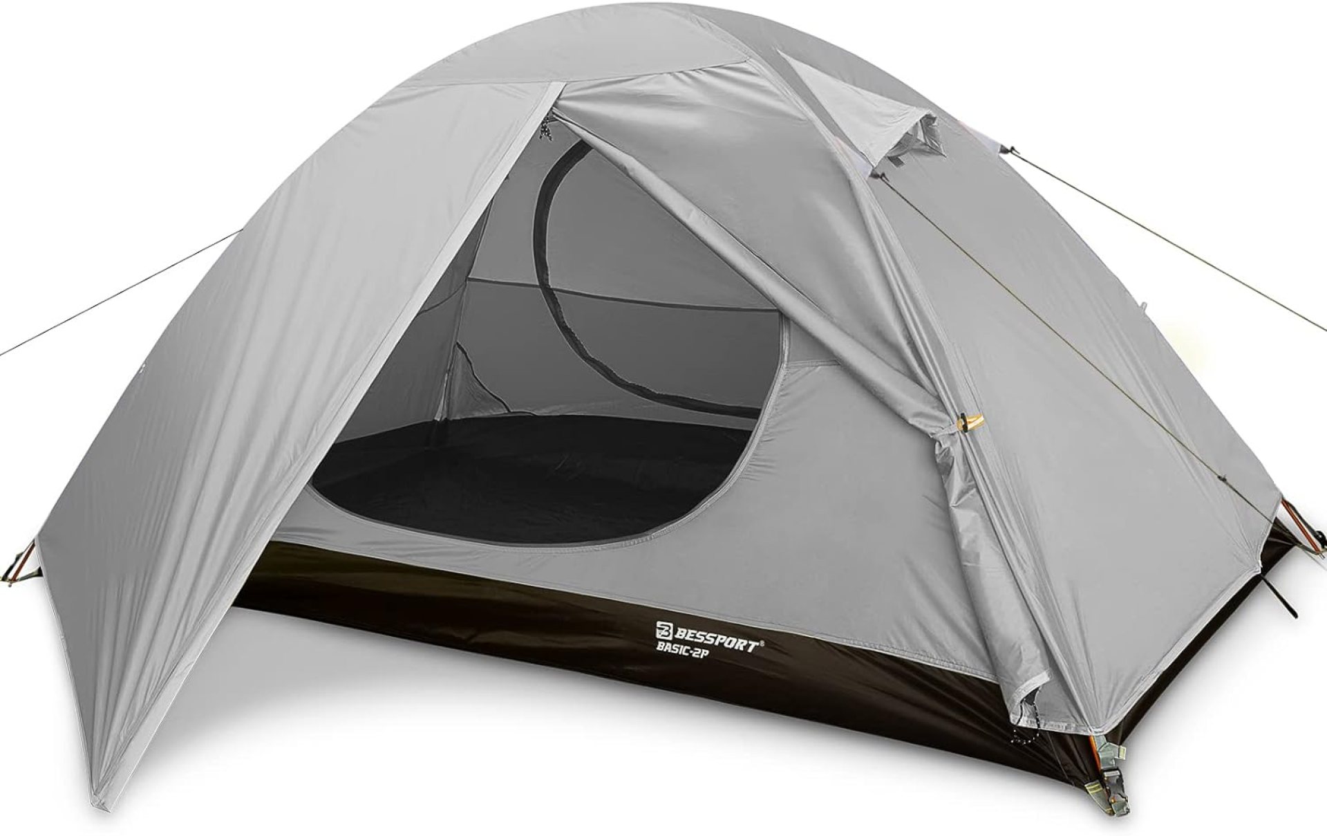 Bessport Camping Tent 1/2 Person Tent Waterproof Two Doors Backpacking Tent Easy Setup Lightweight for Outdoor, Hiking Mountaineering Travel Bessport Camping Tent 1/2 Person Tent Waterproof Two Doors Backpacking Tent Easy Setup Lightweight for Outdoor, Hiking Mountaineering Travel