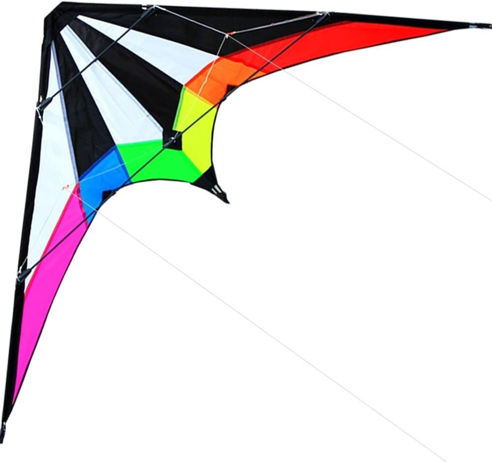 HENGDA KITE-Upgrade Star Rhyme 48 Inch Dual Line Stunt Kite for Kids and Adults,Outdoor Sports,Beach and Fun Sport Kite,Handle,Line,and Bag Included HENGDA KITE-Upgrade Star Rhyme 48 Inch Dual Line Stunt Kite for Kids and Adults,Outdoor Sports,Beach and Fun Sport Kite,Handle,Line,and Bag Included