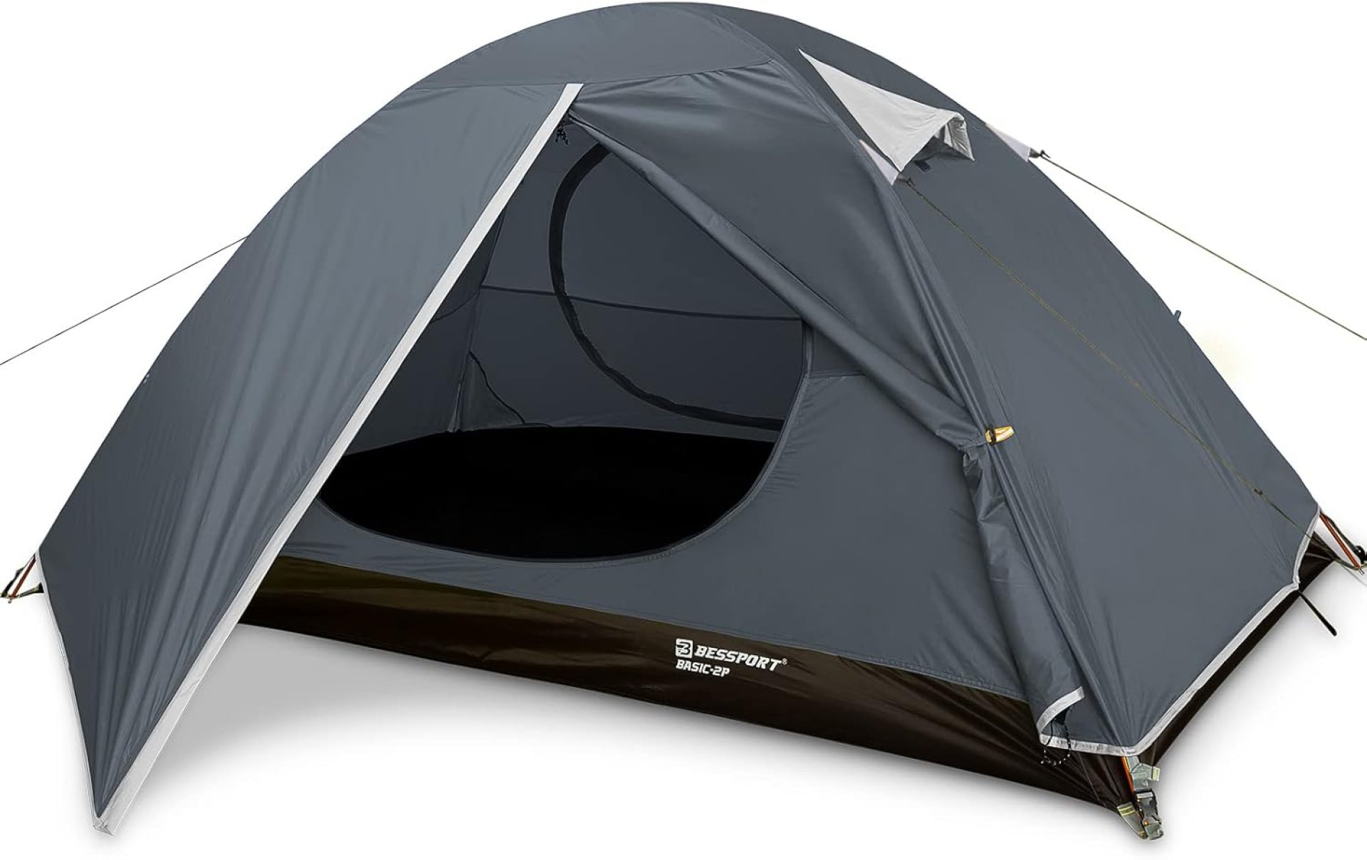 Bessport Camping Tent 1/2 Person Tent Waterproof Two Doors Backpacking Tent Easy Setup Lightweight for Outdoor, Hiking Mountaineering Travel Bessport Camping Tent 1/2 Person Tent Waterproof Two Doors Backpacking Tent Easy Setup Lightweight for Outdoor, Hiking Mountaineering Travel