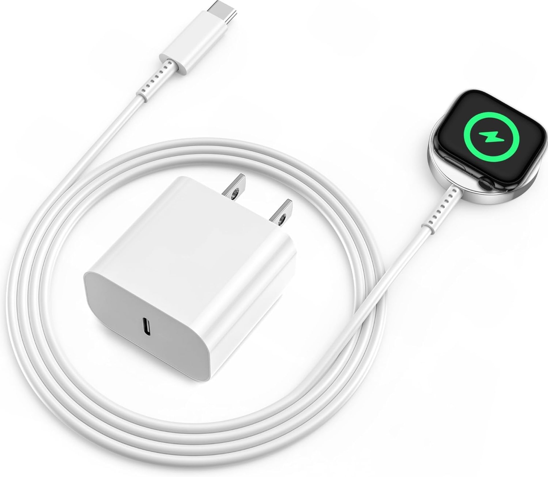 Apple Watch Charger Fast Smart iWatch Charger 3FT Magnetic Charging Cable with USB C Wall Charger for Apple Watch Ultra2/Ultra/Series 9/8/7/SE/6/5/4/3/2/1 Apple Watch Charger Fast Smart iWatch Charger 3FT Magnetic Charging Cable with USB C Wall Charger for Apple Watch Ultra2/Ultra/Series 9/8/7/SE/6/5/4/3/2/1