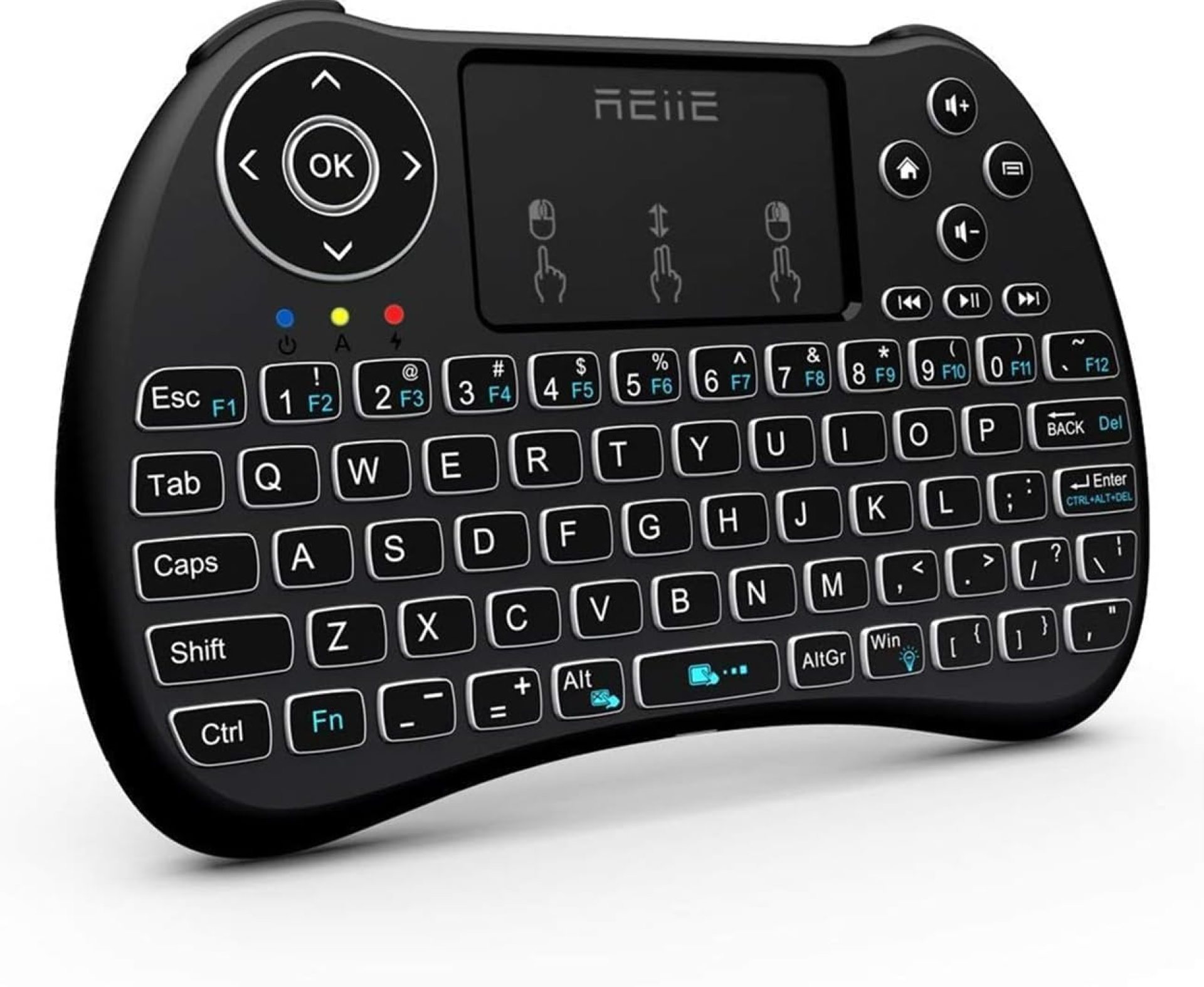 (Backlit Version) H9+ Mini Keyboard,2.4GHz Wireless Mini Handheld Smart TV Remote Keyboard with Touchpad for PC,Raspberry Pi 2, Pad, Smart TV, Android TV Box, Windows 7 8 10 (Backlit Version) H9+ Mini Keyboard,2.4GHz Wireless Mini Handheld Smart TV Remote Keyboard with Touchpad for PC,Raspberry Pi 2, Pad, Smart TV, Android TV Box, Windows 7 8 10