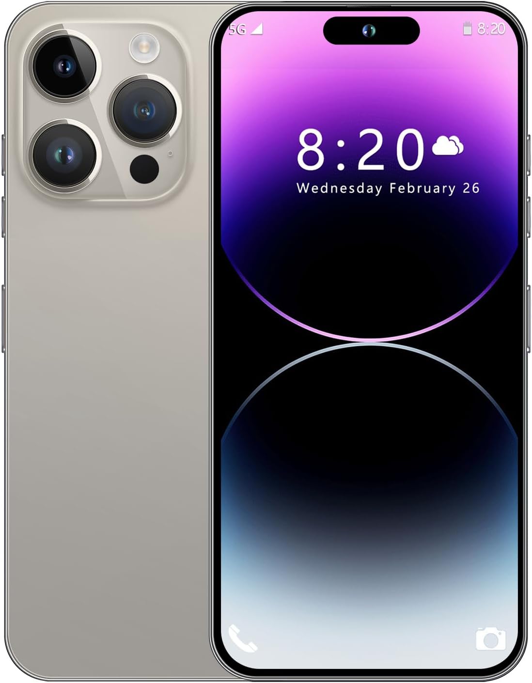 A14 Pro Max 5G Unlocked Smartphone,6GB+256GB, for Android 13, 6.8″ FHD Unlocked Cell Phone, 6800mAh, Battery Fast Charging,48MP+108MP Dual Camera/Dual SIM/Face ID 5G Phone (Natural Gray) A14 Pro Max 5G Unlocked Smartphone,6GB+256GB, for Android 13, 6.8″ FHD Unlocked Cell Phone, 6800mAh, Battery Fast Charging,48MP+108MP Dual Camera/Dual SIM/Face ID 5G Phone (Natural Gray)
