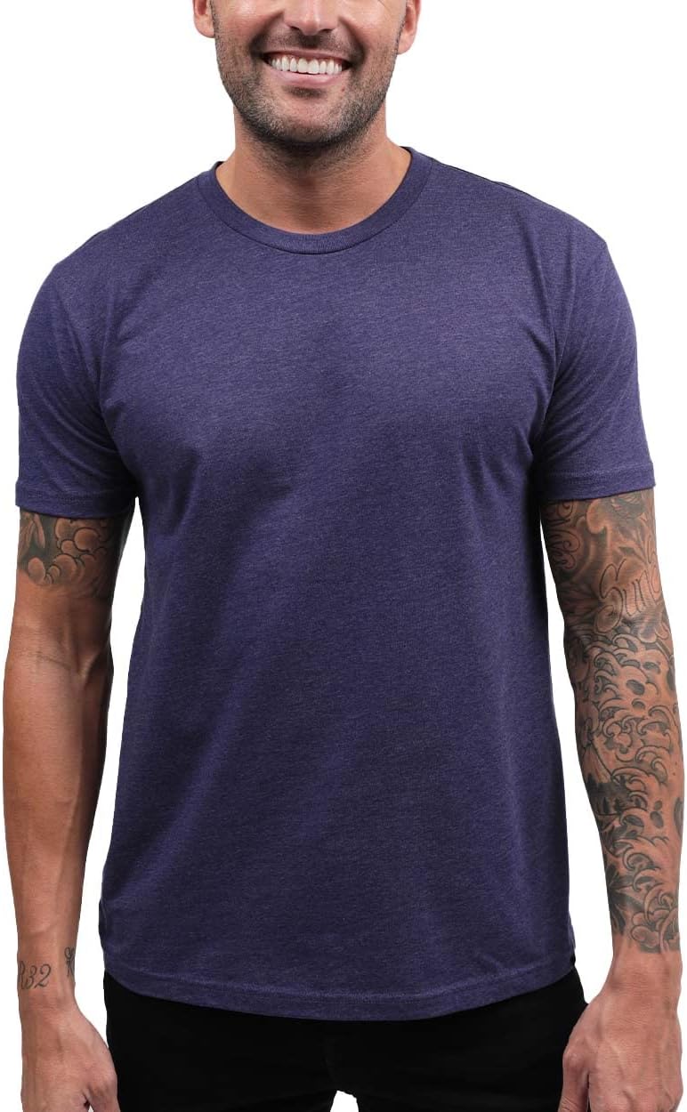 INTO THE AM Mens T Shirt Packs – Short Sleeve Crew Neck Soft Fitted Tees S – 4XL Fresh Classic Tshirts INTO THE AM Mens T Shirt Packs – Short Sleeve Crew Neck Soft Fitted Tees S – 4XL Fresh Classic Tshirts