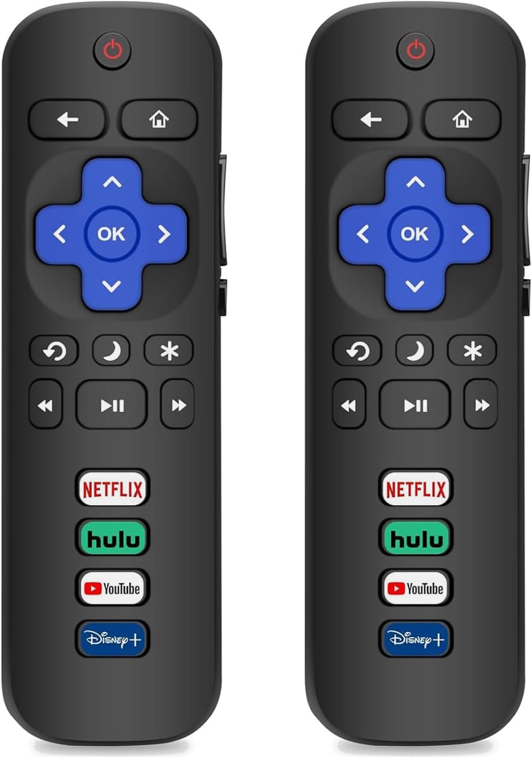 2 Pack Replacement Remote Controls for Roku TV, Compatible with TCL/Hisense/Sharp/Philips/Onn/Element Roku TV (Not for Roku Stick,Box or Speaker) 2 Pack Replacement Remote Controls for Roku TV, Compatible with TCL/Hisense/Sharp/Philips/Onn/Element Roku TV (Not for Roku Stick,Box or Speaker)