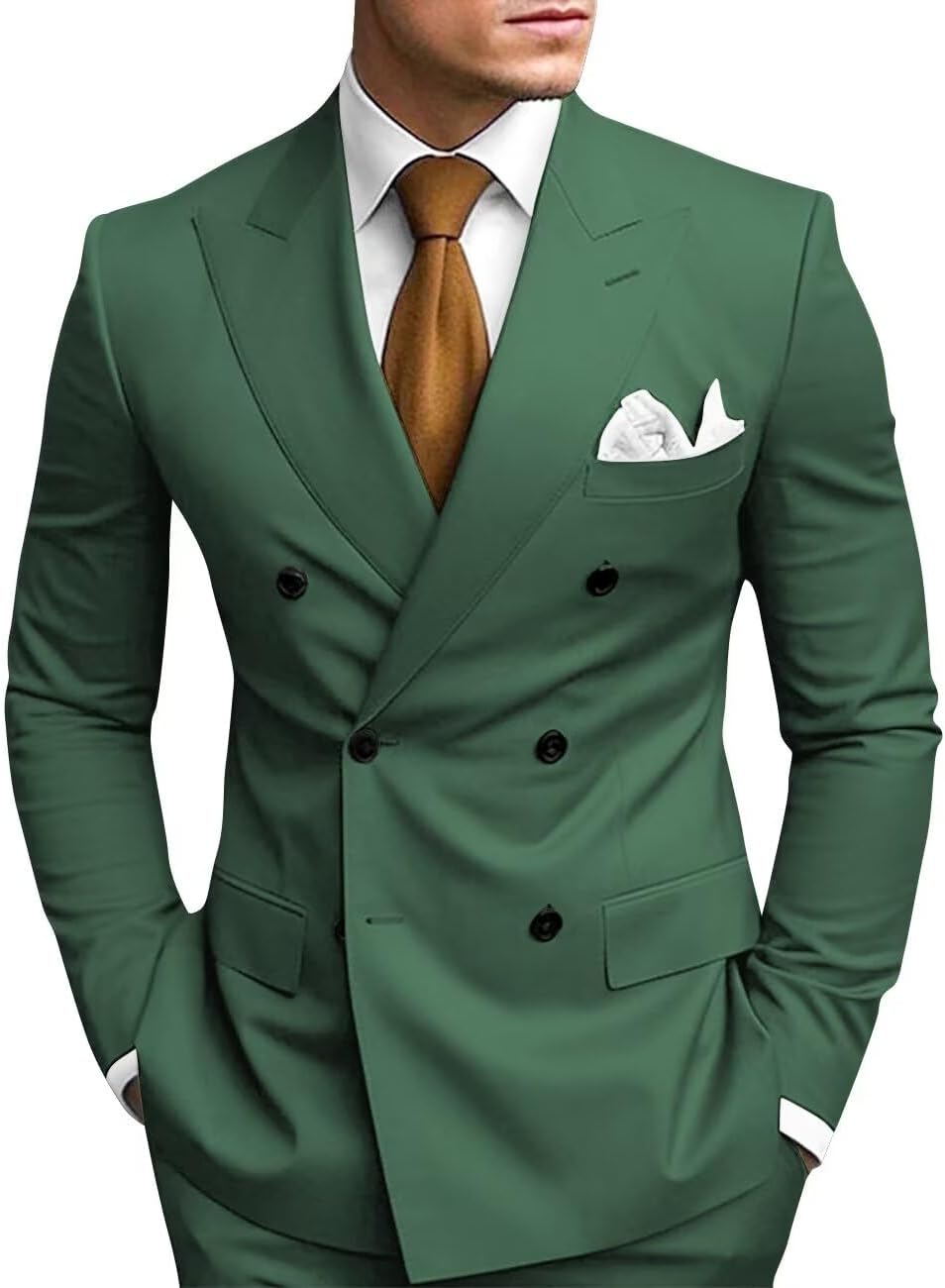 2 Piece Double Breasted Suit Men Slim Fit Mens Double Breasted Blazer Pants Sets Wedding Prom Homecoming Suit 2 Piece Double Breasted Suit Men Slim Fit Mens Double Breasted Blazer Pants Sets Wedding Prom Homecoming Suit