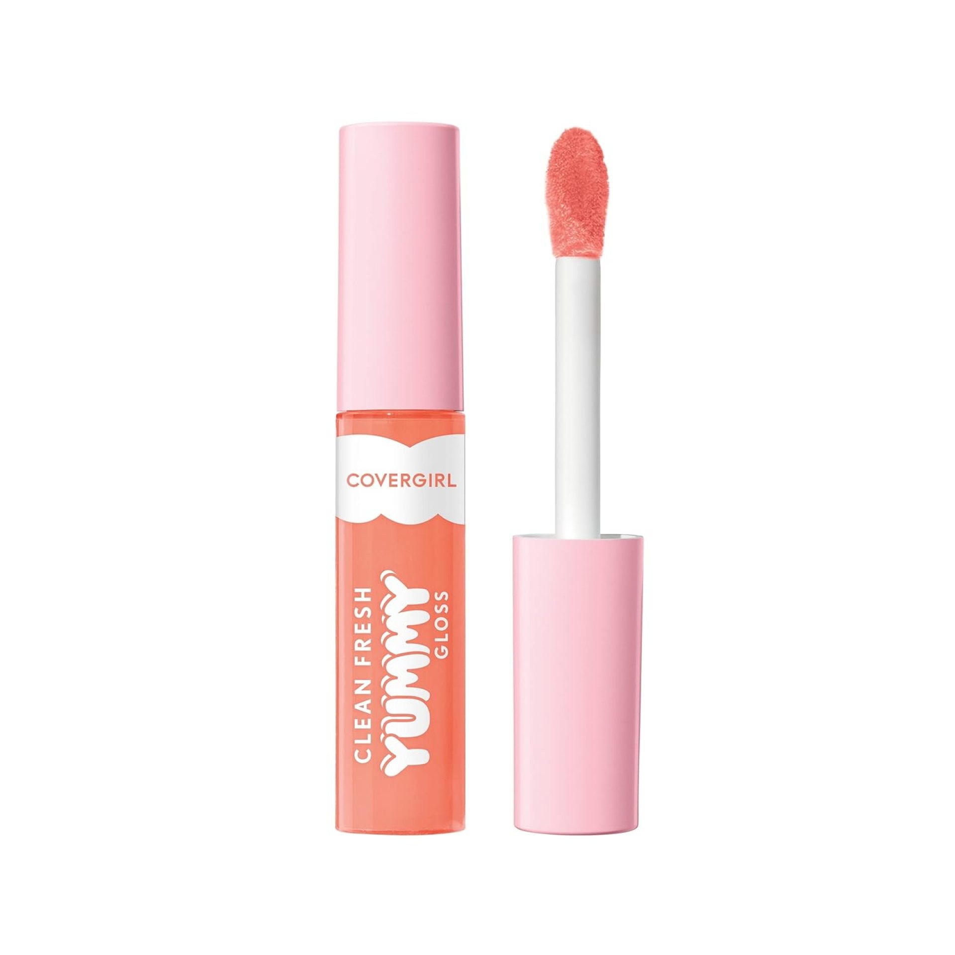 COVERGIRL Clean Fresh Yummy Gloss – Lip Gloss, Sheer, Natural Scents, Vegan Formula – Peach Out! COVERGIRL Clean Fresh Yummy Gloss – Lip Gloss, Sheer, Natural Scents, Vegan Formula – Peach Out!