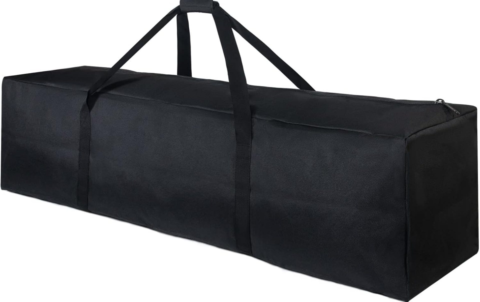 TOPDesign 46 Inch Extra Large Zippered Duffel Bag for Travel Camping Sports Equipment Storage, Waterproof Foldable Luggage Bag with Padded Handles TOPDesign 46 Inch Extra Large Zippered Duffel Bag for Travel Camping Sports Equipment Storage, Waterproof Foldable Luggage Bag with Padded Handles