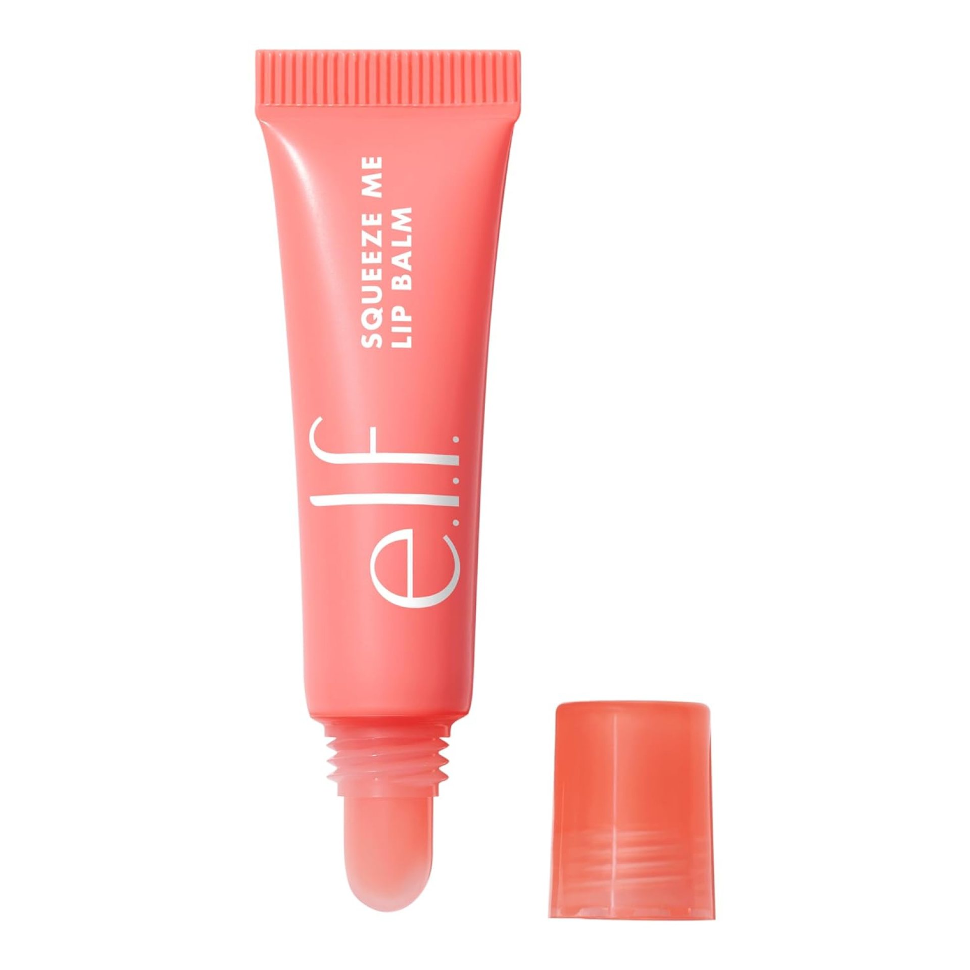 e.l.f. Squeeze Me Lip Balm, Moisturizing Lip Balm For A Sheer Tint Of Color, Infused With Hyaluronic Acid, Vegan & Cruelty-free, Strawberry e.l.f. Squeeze Me Lip Balm, Moisturizing Lip Balm For A Sheer Tint Of Color, Infused With Hyaluronic Acid, Vegan & Cruelty-free, Strawberry