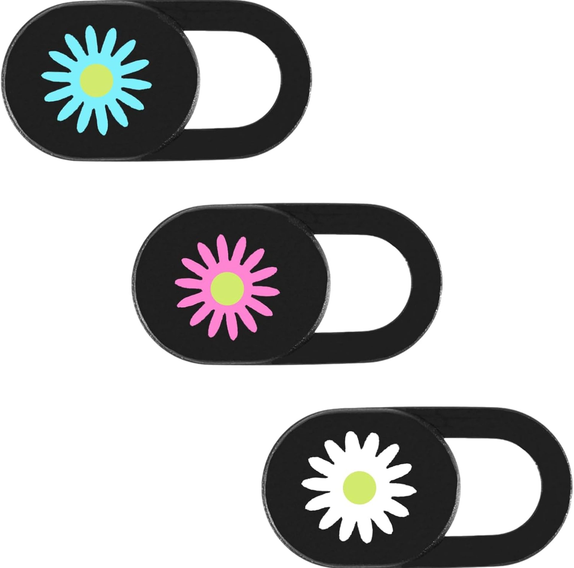 3 Pcs Laptop Camera Cover Slide, Webcam Cover Cute Flower Camera Cap Ultra Thin Privacy Protector Fit for PC, Tablet, Smartphone 3 Pcs Laptop Camera Cover Slide, Webcam Cover Cute Flower Camera Cap Ultra Thin Privacy Protector Fit for PC, Tablet, Smartphone