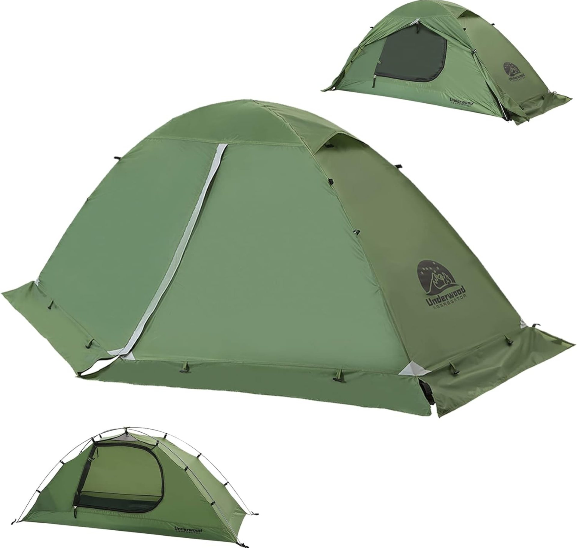 1/2 Person Backpacking Tent for 4-Season – Winter Waterproof Tent for One Person, Lightweight Camping Tent for Backpacking, Easy Set Up Cold Weather Tent by Underwood Aggregator 1/2 Person Backpacking Tent for 4-Season – Winter Waterproof Tent for One Person, Lightweight Camping Tent for Backpacking, Easy Set Up Cold Weather Tent by Underwood Aggregator