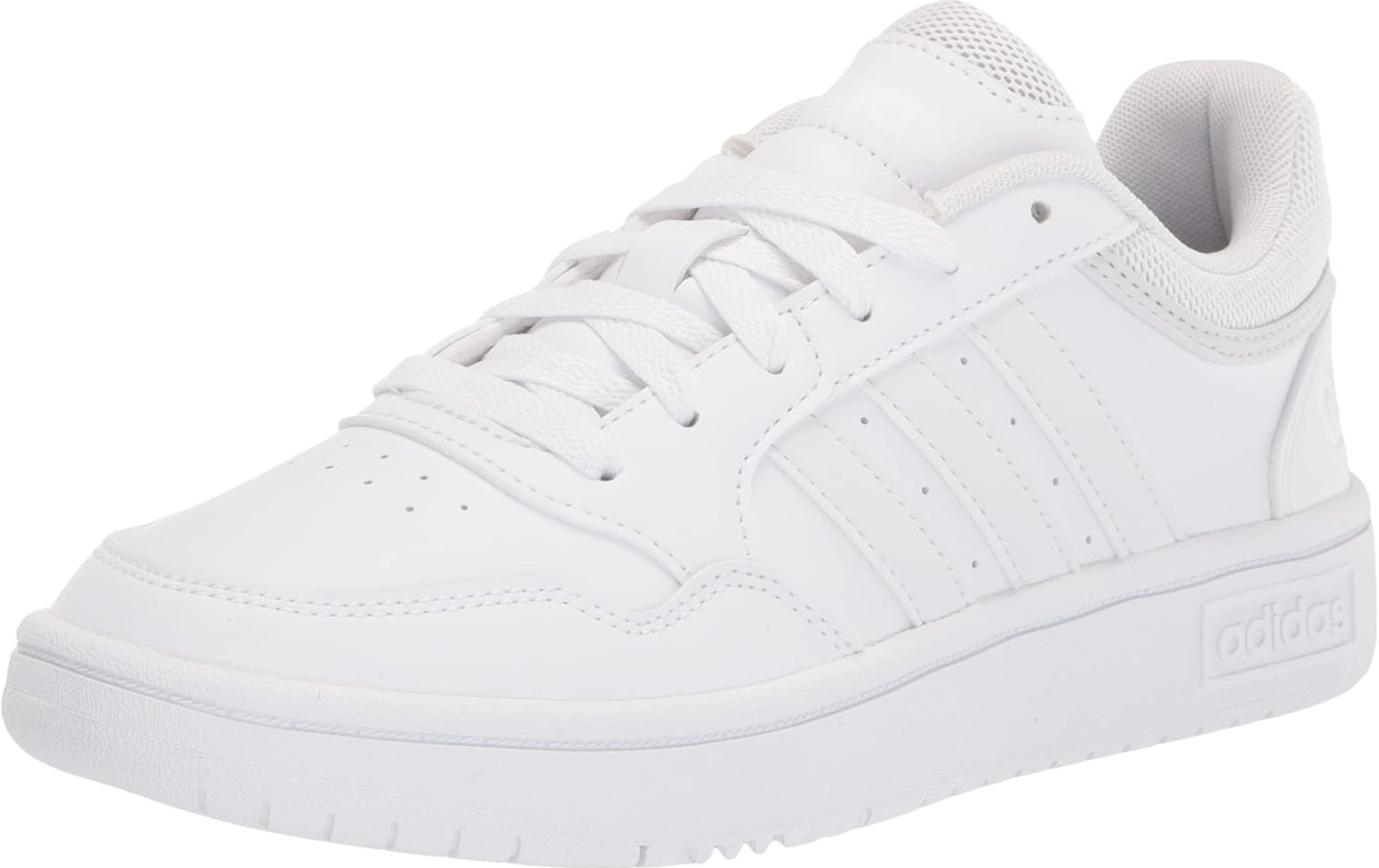 adidas Men’s Hoops 3.0 Basketball Shoe, White/Team Royal Blue/Gum adidas Men’s Hoops 3.0 Basketball Shoe, White/Team Royal Blue/Gum
