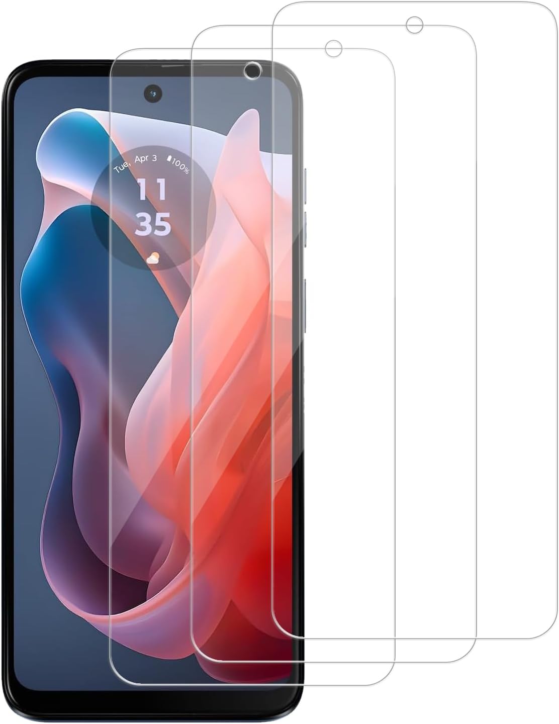 3 Pack for Motorola Moto G Play (2024) / XT2413 Tempered Glass Screen Protector, Scratch-Proof, Bubble-Free,HD Transparent, 9H Hardness,Bubble Free,Case Friendly 3 Pack for Motorola Moto G Play (2024) / XT2413 Tempered Glass Screen Protector, Scratch-Proof, Bubble-Free,HD Transparent, 9H Hardness,Bubble Free,Case Friendly