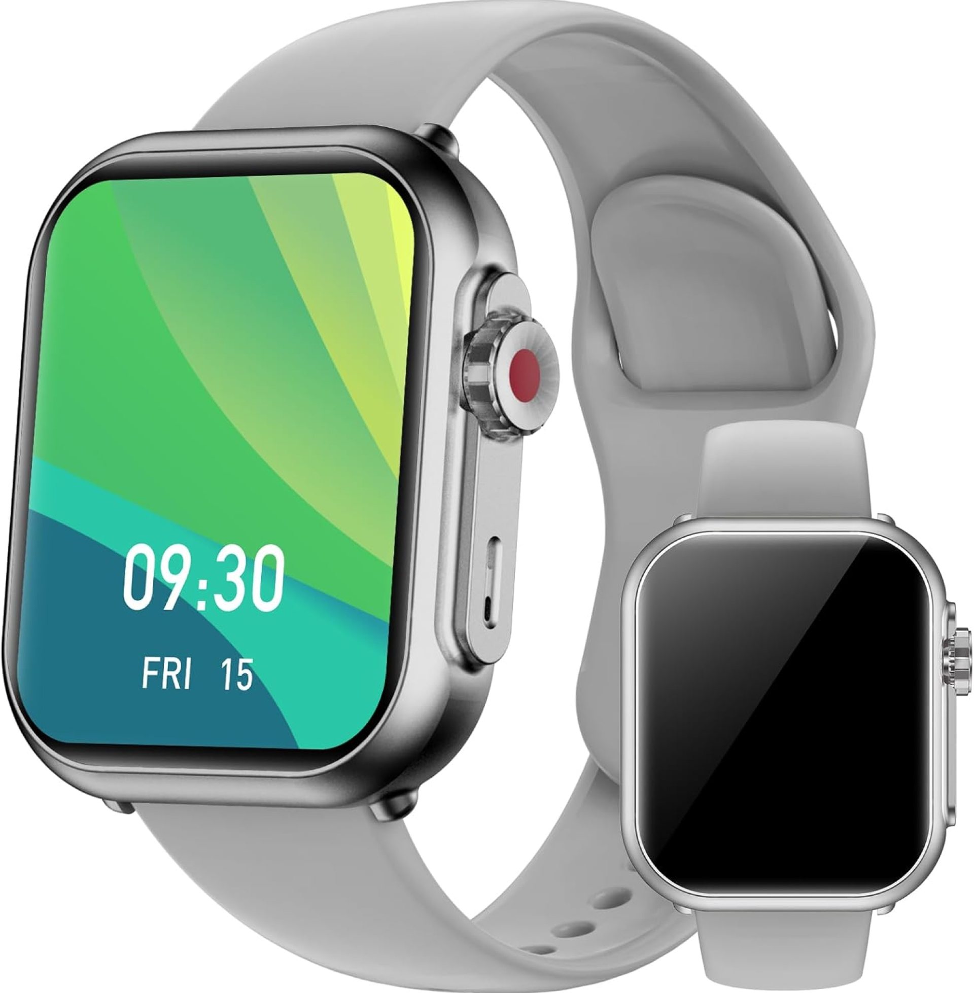 1.85″ HD Smartwatches for Men Women, Heart Rate/Sleep Monitor, for Android/iOS (Grey) 1.85″ HD Smartwatches for Men Women, Heart Rate/Sleep Monitor, for Android/iOS (Grey)