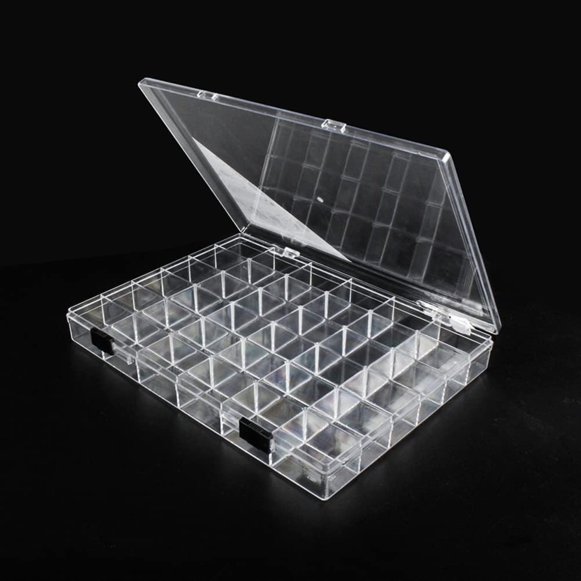 36 Grids Clear Plastic Organizer Box, Craft Storage Container for Beads Organizer, Art DIY, Crafts Jewelry Storage, Fishing Tackles, Rock Collection, 1 Pack 36 Grids Clear Plastic Organizer Box, Craft Storage Container for Beads Organizer, Art DIY, Crafts Jewelry Storage, Fishing Tackles, Rock Collection, 1 Pack