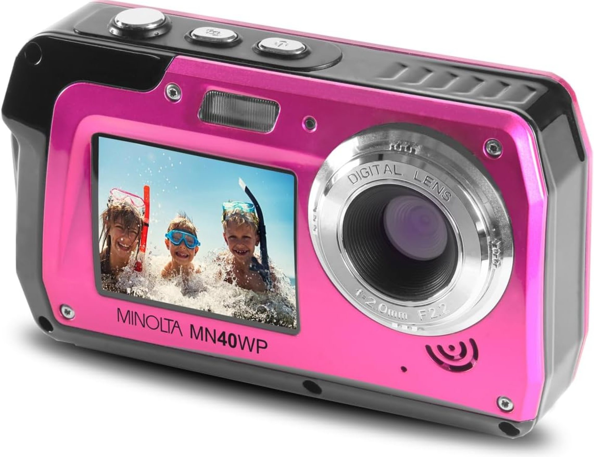 Minolta 48 MP Dual Screen Waterproof Digital Camera MN40WP Minolta 48 MP Dual Screen Waterproof Digital Camera MN40WP