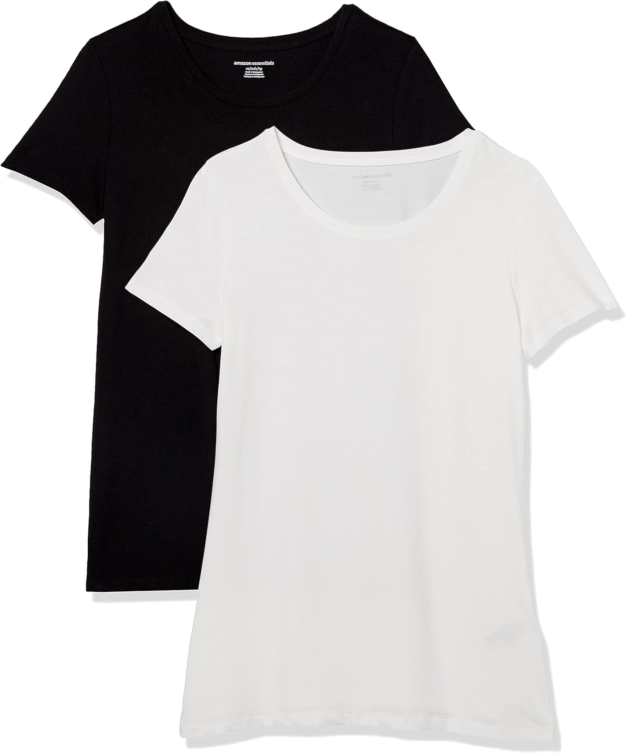 Amazon Essentials Women’s Classic-Fit Short-Sleeve Crewneck T-Shirt, Multipacks Amazon Essentials Women’s Classic-Fit Short-Sleeve Crewneck T-Shirt, Multipacks