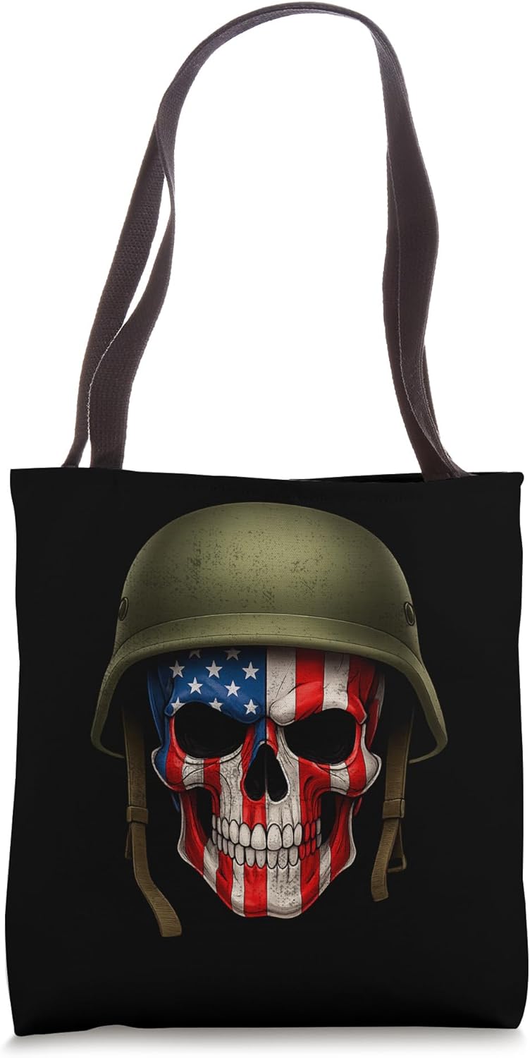 4th Of July Shirt For Women Men American Flag Skull Skeleton Tote Bag 4th Of July Shirt For Women Men American Flag Skull Skeleton Tote Bag