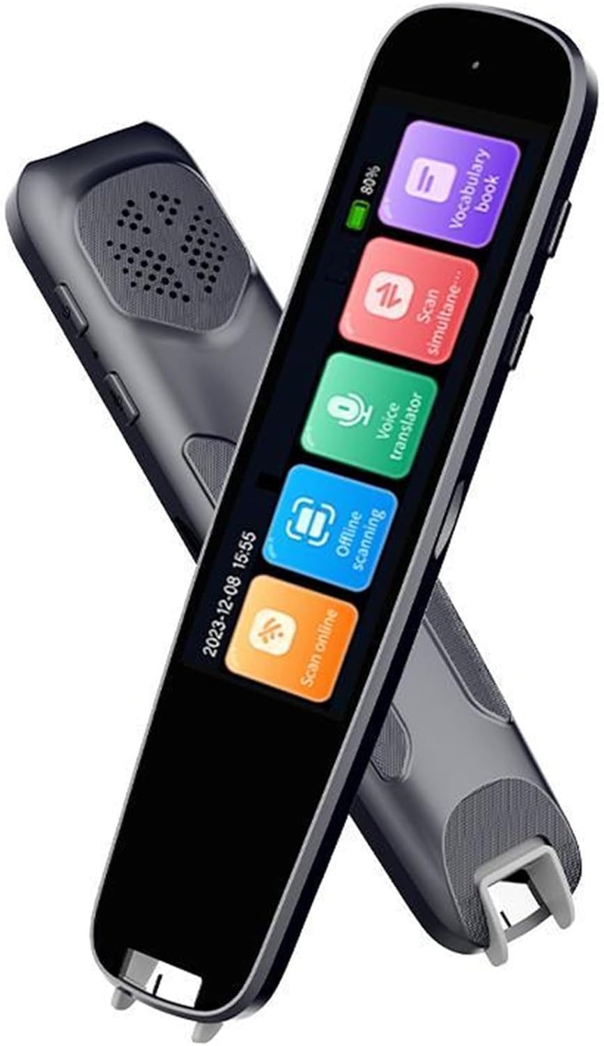 2.99 Inch HD Display Translation Pen, Multi-Purpose One-Key Translation Pen, Digital Pen, Multifunctional Translation Pen for Learning, Office, Travel, Stocking Fillers Gift 2.99 Inch HD Display Translation Pen, Multi-Purpose One-Key Translation Pen, Digital Pen, Multifunctional Translation Pen for Learning, Office, Travel, Stocking Fillers Gift
