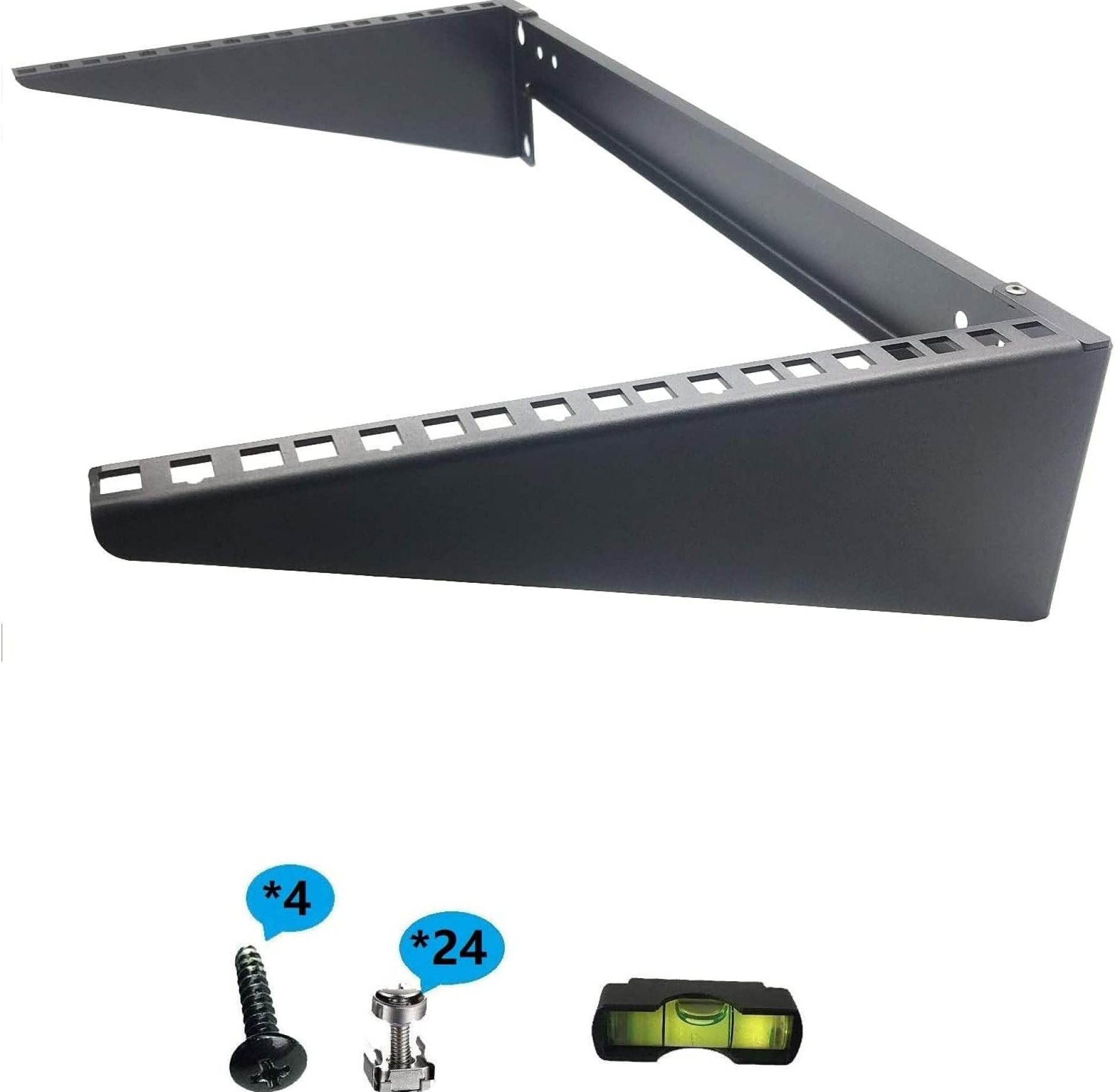 6U Folding 19 Inches Cold Rolled Steel Wall Mountable Simple Vertical Rack and Networking Euipment Rack Including Hardware for Assembly (6U100) 6U Folding 19 Inches Cold Rolled Steel Wall Mountable Simple Vertical Rack and Networking Euipment Rack Including Hardware for Assembly (6U100)