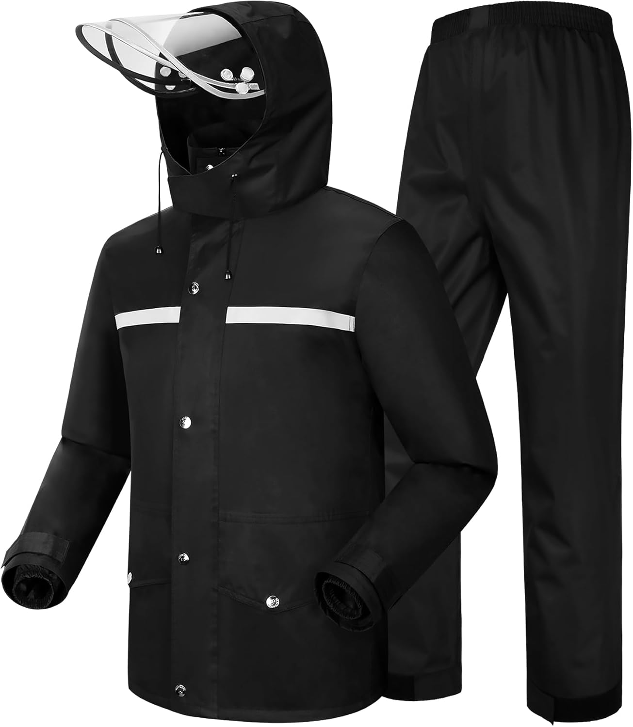 iCreek Rain Suit Waterproof Jacket and Trouser Suit Raincoat for Men and Women Outdoor All-Sport Breathable Anti-storm iCreek Rain Suit Waterproof Jacket and Trouser Suit Raincoat for Men and Women Outdoor All-Sport Breathable Anti-storm