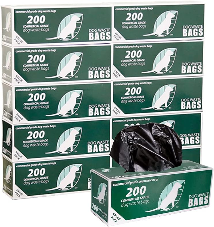 2,000 Commercial Grade, non-branded, Dog Waste Station Refill Roll Bags – 40% Thicker competitor brands roll bags – Fits Any Dog Waste Station – 10 rolls of 200 bags 2,000 Commercial Grade, non-branded, Dog Waste Station Refill Roll Bags – 40% Thicker competitor brands roll bags – Fits Any Dog Waste Station – 10 rolls of 200 bags