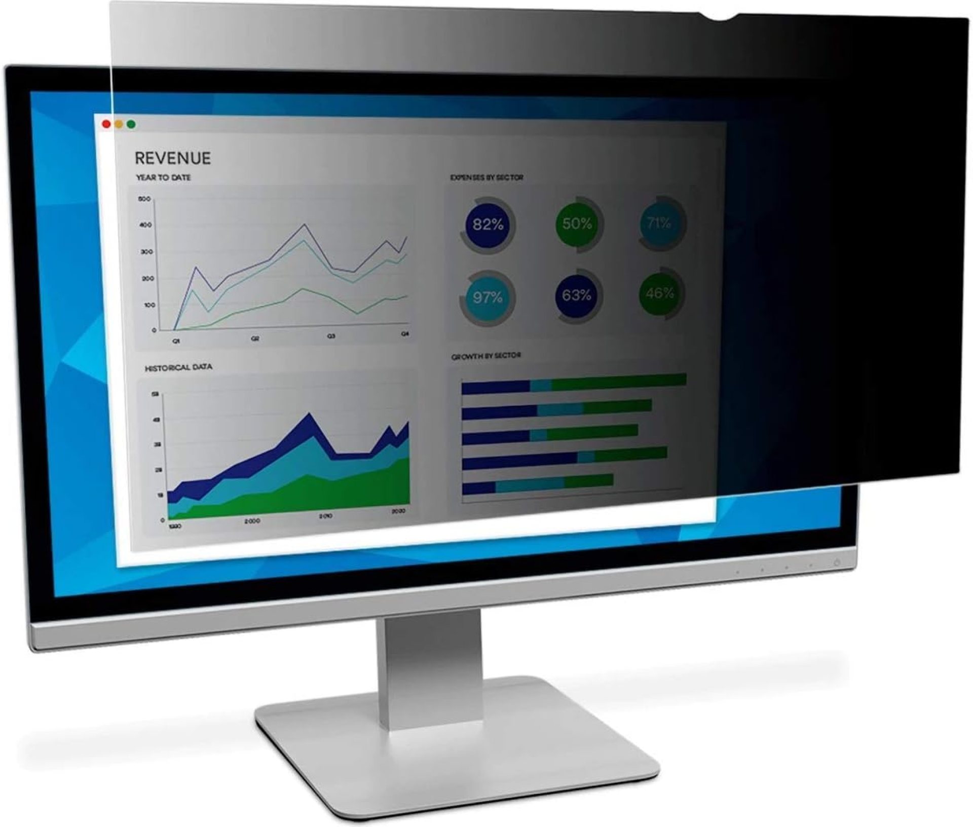 3M Privacy Filters for 43″ Widescreen Monitor – PF430W9B, Black 3M Privacy Filters for 43″ Widescreen Monitor – PF430W9B, Black