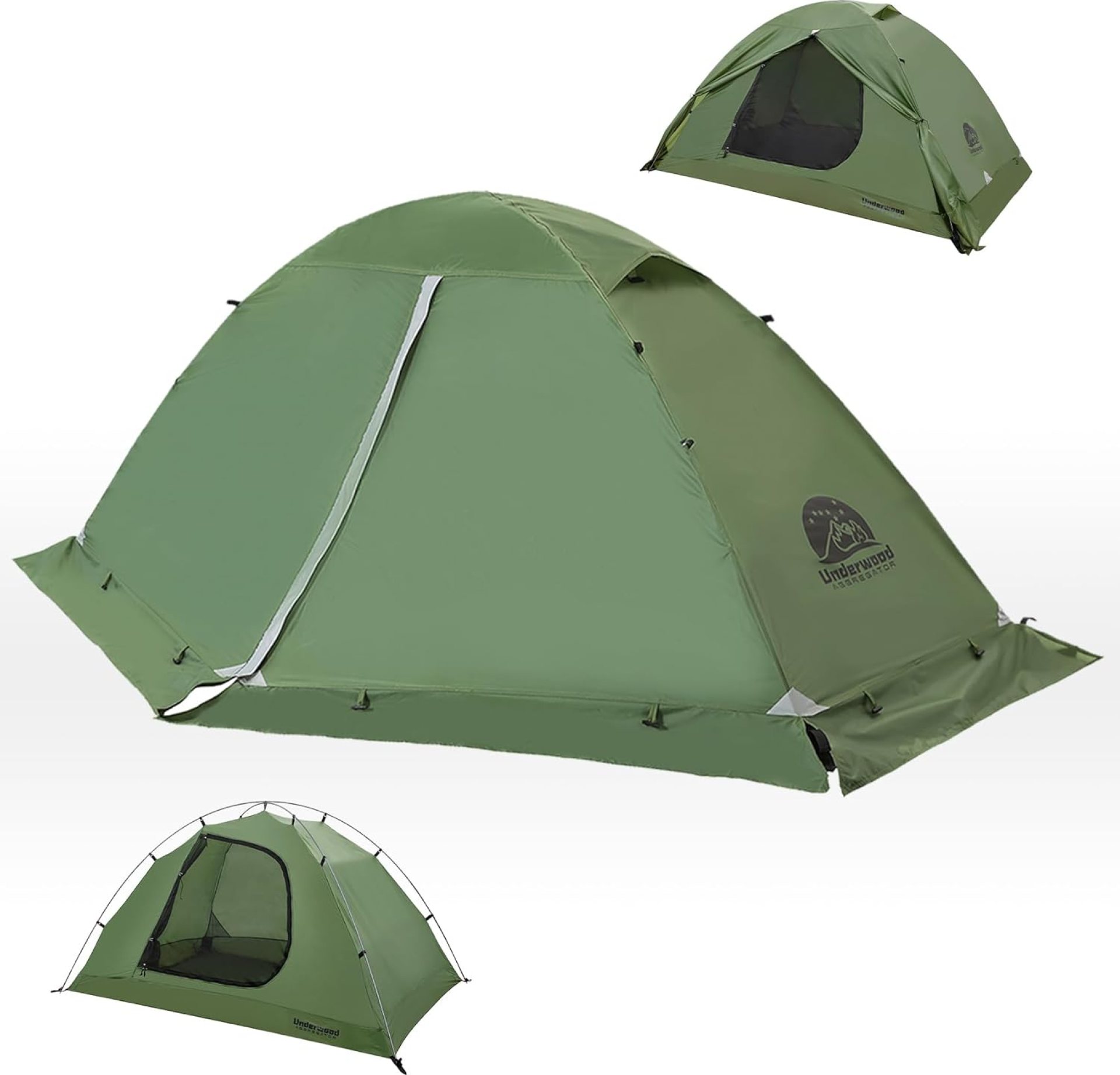 1/2 Person Backpacking Tent for 4-Season – Winter Waterproof Tent for One Person, Lightweight Camping Tent for Backpacking, Easy Set Up Cold Weather Tent by Underwood Aggregator 1/2 Person Backpacking Tent for 4-Season – Winter Waterproof Tent for One Person, Lightweight Camping Tent for Backpacking, Easy Set Up Cold Weather Tent by Underwood Aggregator