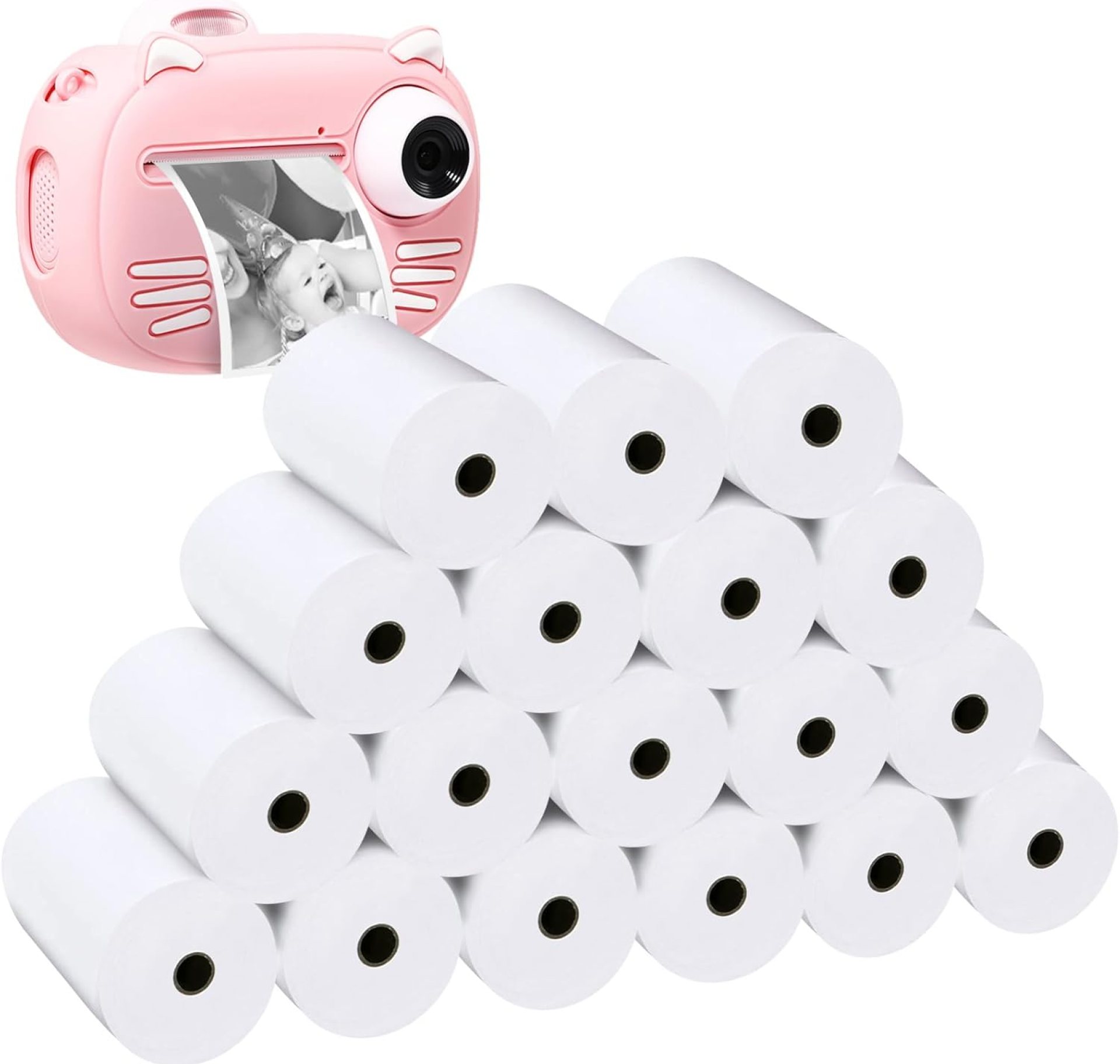 18 Rolls Kids Instant Camera Refill Print Paper,Instant Camera Thermal Paper Photo Printer Fit for Most Kids,Camera Paper for Kidizoom Print Camera Refill 18 Rolls Kids Instant Camera Refill Print Paper,Instant Camera Thermal Paper Photo Printer Fit for Most Kids,Camera Paper for Kidizoom Print Camera Refill
