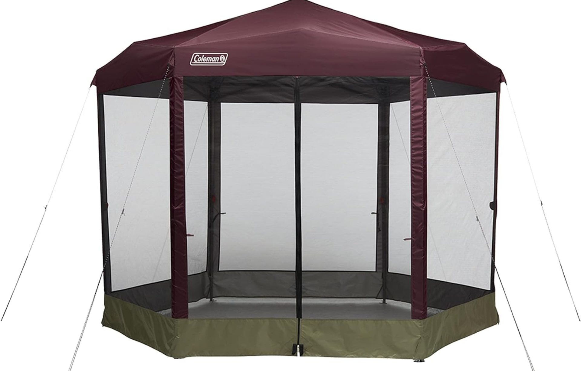 Coleman Screened Canopy Tent, 12 x 10 Back Home Screened Sun Shelter with Instant Setup Coleman Screened Canopy Tent, 12 x 10 Back Home Screened Sun Shelter with Instant Setup