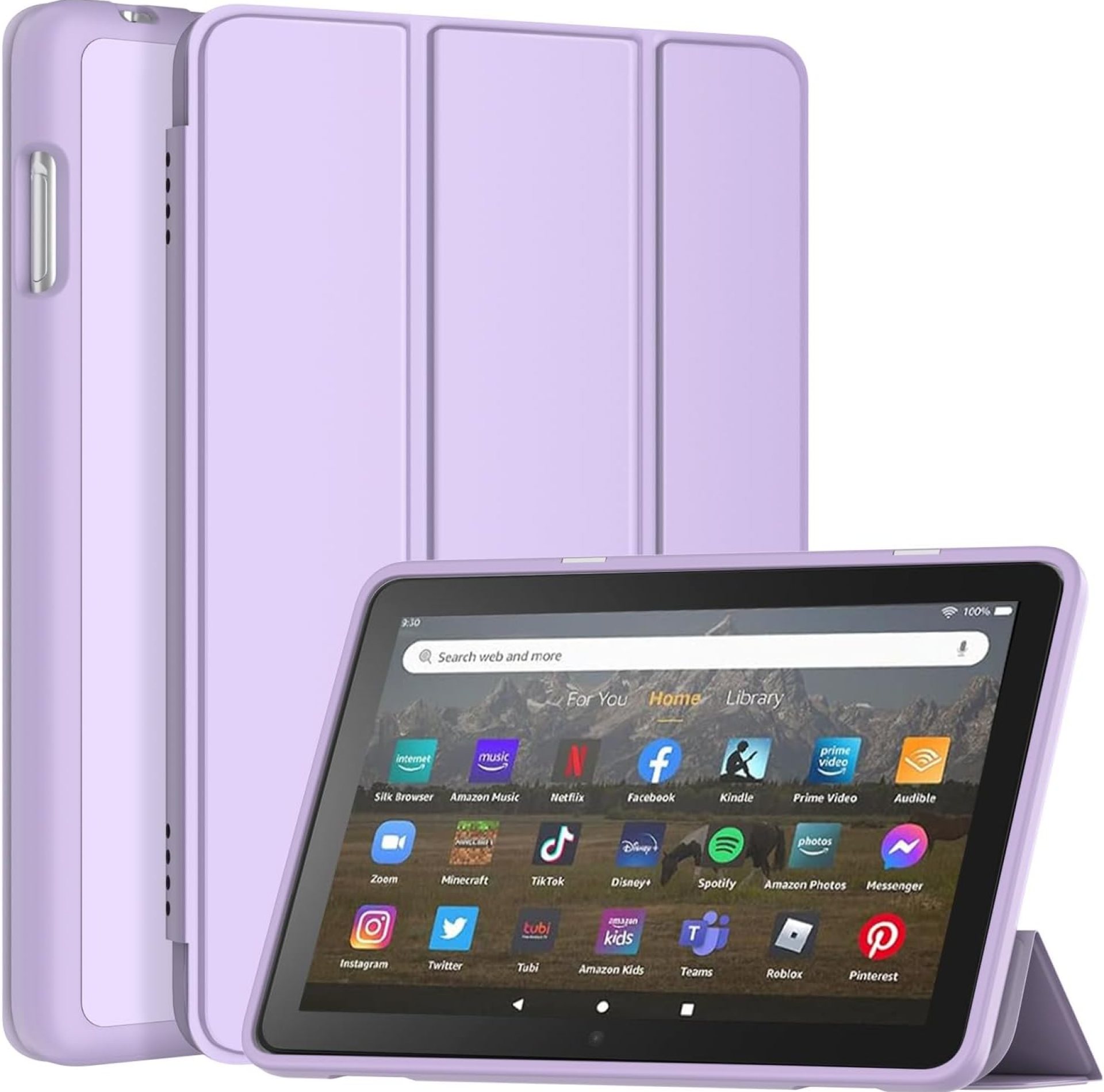 All-New Case8 Tablet Case 8″, DJ&RPPQ Smart Trifold Stand with Soft TPU Back Case for 8 Tablet,Incompatible with iPad and TCL Auto Wake/Sleep,Taro Purple All-New Case8 Tablet Case 8″, DJ&RPPQ Smart Trifold Stand with Soft TPU Back Case for 8 Tablet,Incompatible with iPad and TCL Auto Wake/Sleep,Taro Purple