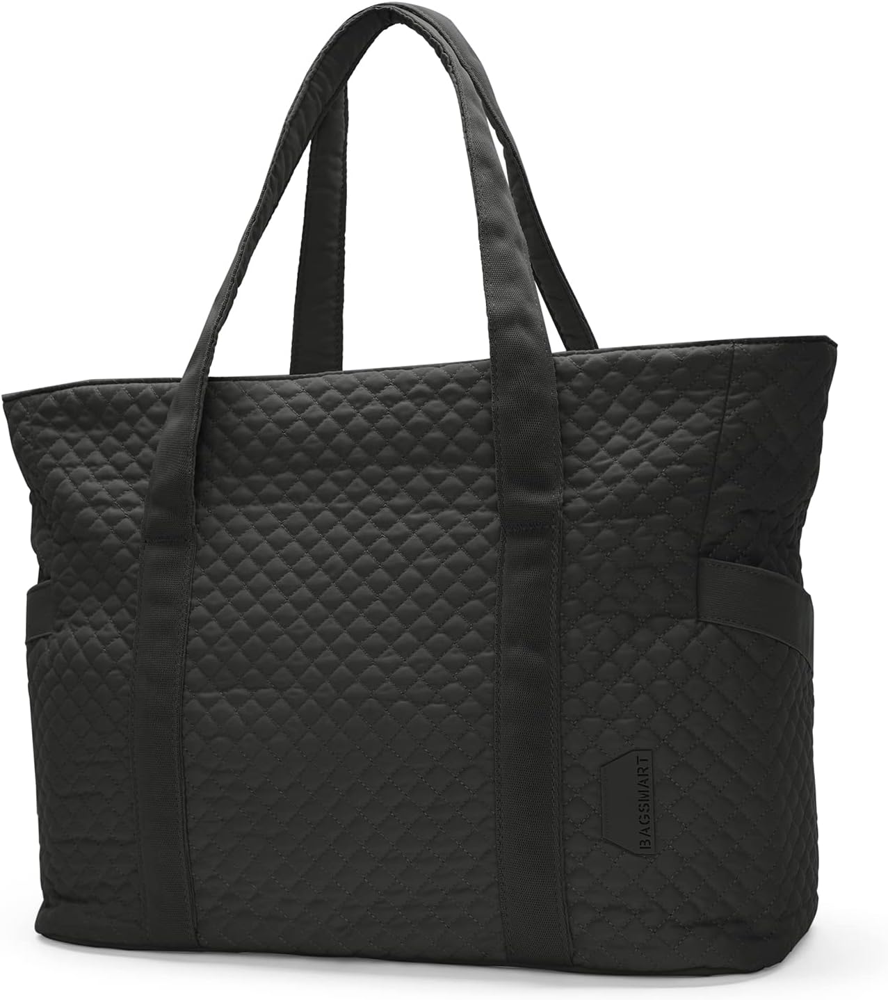 BAGSMART Large Tote Bag For Women, Travel Shoulder Bag Top Handle Handbag with Yoga Mat Buckle for Gym, Work, Travel BAGSMART Large Tote Bag For Women, Travel Shoulder Bag Top Handle Handbag with Yoga Mat Buckle for Gym, Work, Travel