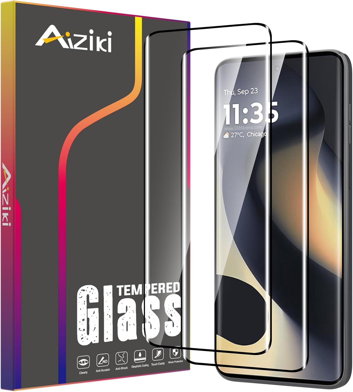 2 Pack for Moto Edge 2024 Screen Protector Tempered Glass for Moto Edge (2024) / Moto Edge 2023, 3D full Coverage, Hatterproof, Bubble Free for Moto Edge 2024 Tempered Glass, Case Friendly 2 Pack for Moto Edge 2024 Screen Protector Tempered Glass for Moto Edge (2024) / Moto Edge 2023, 3D full Coverage, Hatterproof, Bubble Free for Moto Edge 2024 Tempered Glass, Case Friendly