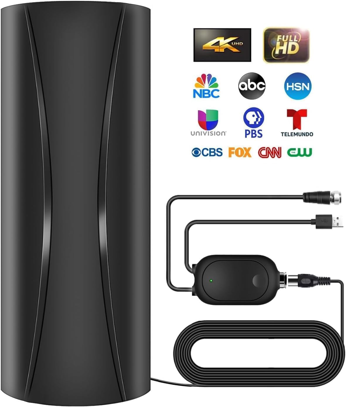 1800+ Miles Range TV Antenna, 2025 Strongest Digital TV Antenna Indoor with Amplifier and Signal Booster, Portable HD Antenna for TV Indoor for Smart TV and Old TVs-36ft Coax Cable-Support 8K 4K 1080p 1800+ Miles Range TV Antenna, 2025 Strongest Digital TV Antenna Indoor with Amplifier and Signal Booster, Portable HD Antenna for TV Indoor for Smart TV and Old TVs-36ft Coax Cable-Support 8K 4K 1080p