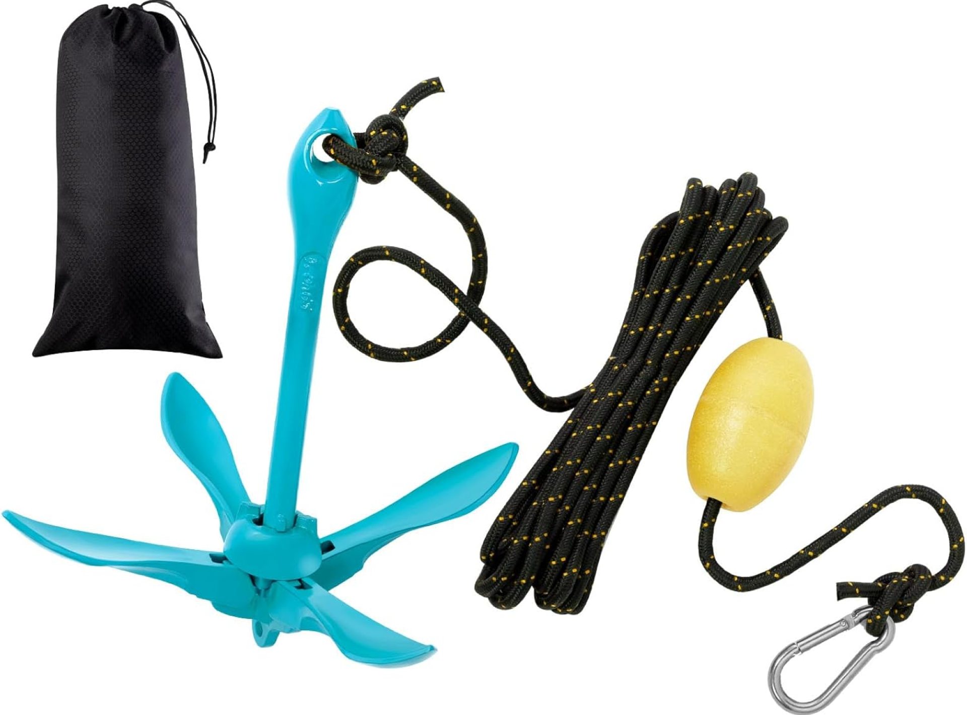 1 Pack Marine Kayak Anchor Kit 3.5 lb Folding Grapnel Anchor Kit Boat Anchor Kayak Fishing Accessories for Small Boats Kayaks Canoe Paddle Boards 1 Pack Marine Kayak Anchor Kit 3.5 lb Folding Grapnel Anchor Kit Boat Anchor Kayak Fishing Accessories for Small Boats Kayaks Canoe Paddle Boards