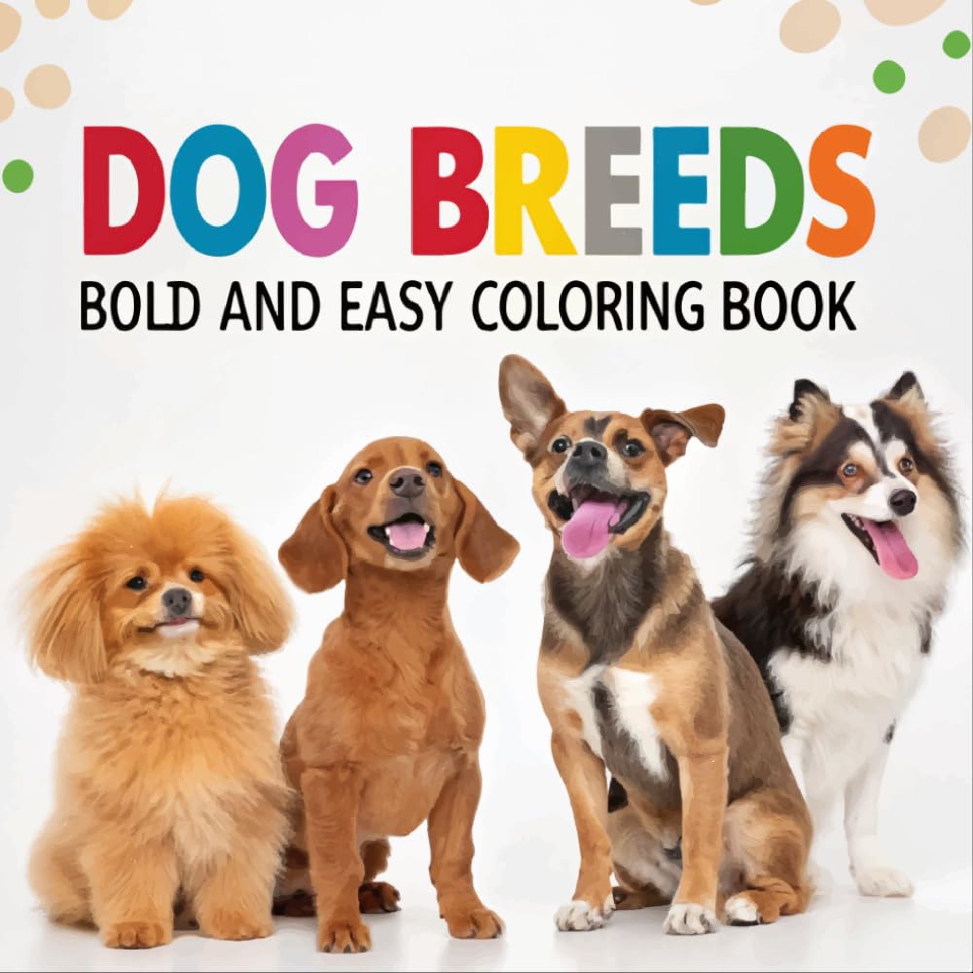 dog breeds Bold and Easy Coloring Book: Simple Designs of Dogs for a fun and relaxing experience for all ages. dog breeds Bold and Easy Coloring Book: Simple Designs of Dogs for a fun and relaxing experience for all ages.