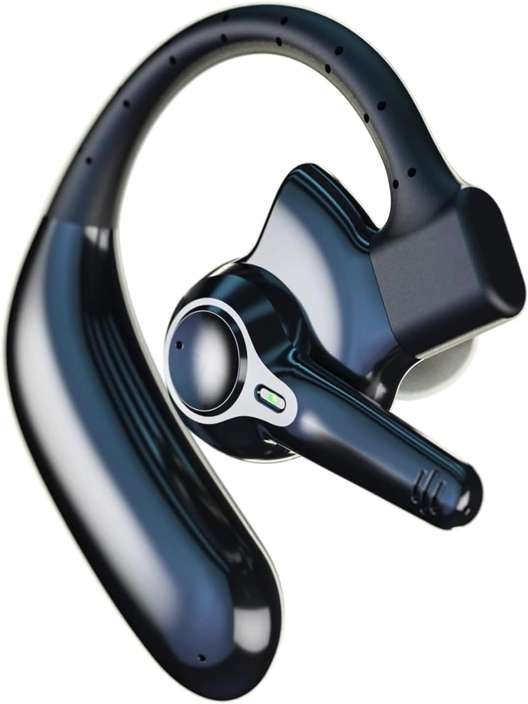 Dual-Mic AI Noise Cancelling Bluetooth Headset for Cell Phones, 10 Days Standby 30Hrs HD Talktime Bluetooth Earpiece IPX6 Waterproof Ultralight for Driving/Truckers/Business, Black Dual-Mic AI Noise Cancelling Bluetooth Headset for Cell Phones, 10 Days Standby 30Hrs HD Talktime Bluetooth Earpiece IPX6 Waterproof Ultralight for Driving/Truckers/Business, Black