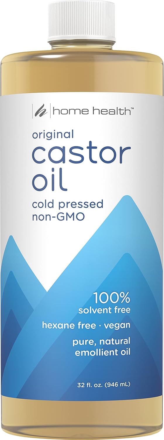 Home Health Original Castor Oil – 32 Fl Oz – Promotes Healthy Hair & Skin, Natural Skin Moisturizer – Pure, Cold Pressed, Non-GMO, Hexane-Free, Solvent-Free, Paraben-Free, Vegan Home Health Original Castor Oil – 32 Fl Oz – Promotes Healthy Hair & Skin, Natural Skin Moisturizer – Pure, Cold Pressed, Non-GMO, Hexane-Free, Solvent-Free, Paraben-Free, Vegan