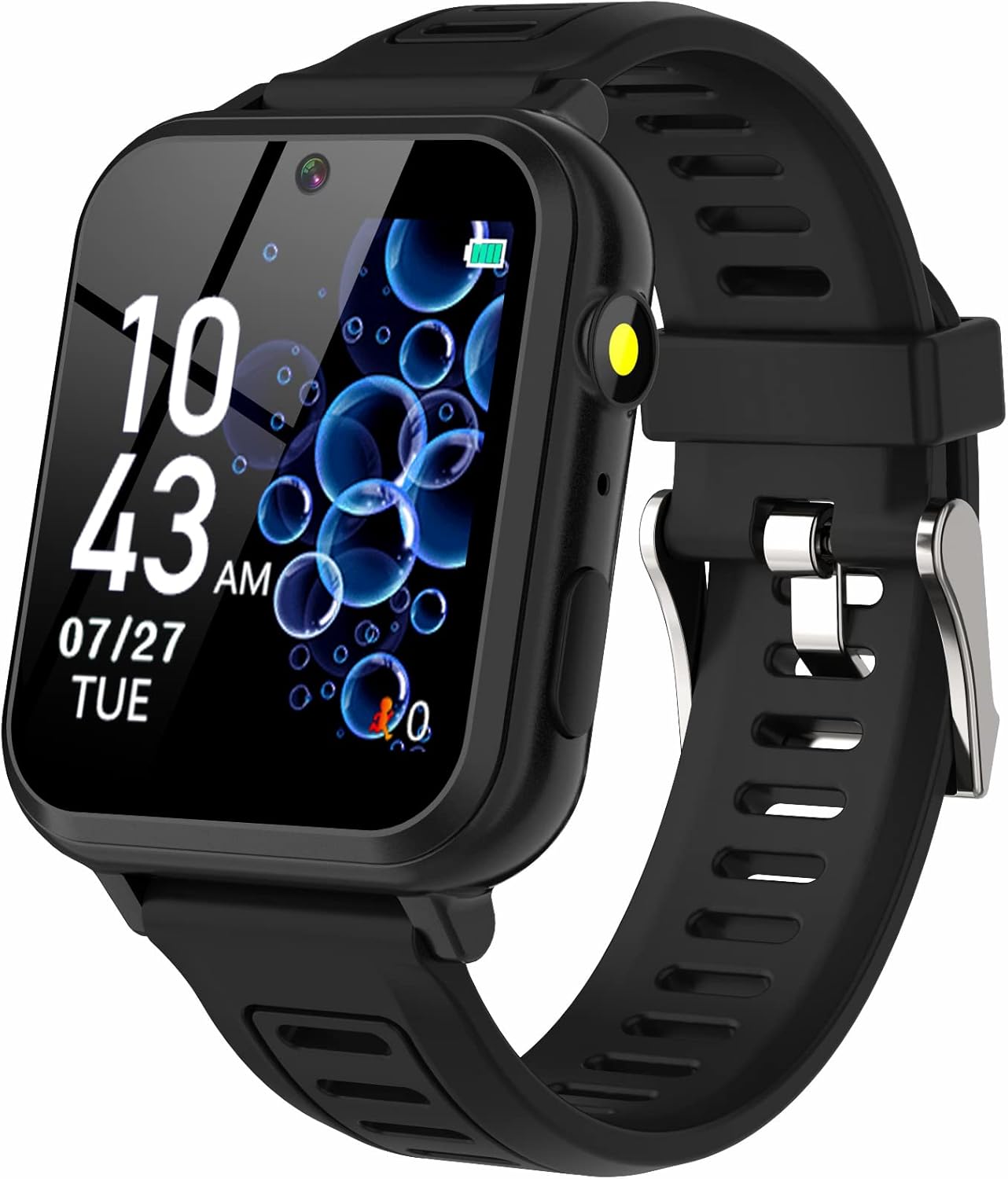 Phyulls Smart Watch for Kids, Smart Watch Toys with 24 Games Camera Video Recorder Music Alarm Calculator Calendar Flashlight Stopwatch Pedometer Gift Toys for 3-12 Years Old Boys and Girls (Black) Phyulls Smart Watch for Kids, Smart Watch Toys with 24 Games Camera Video Recorder Music Alarm Calculator Calendar Flashlight Stopwatch Pedometer Gift Toys for 3-12 Years Old Boys and Girls (Black)