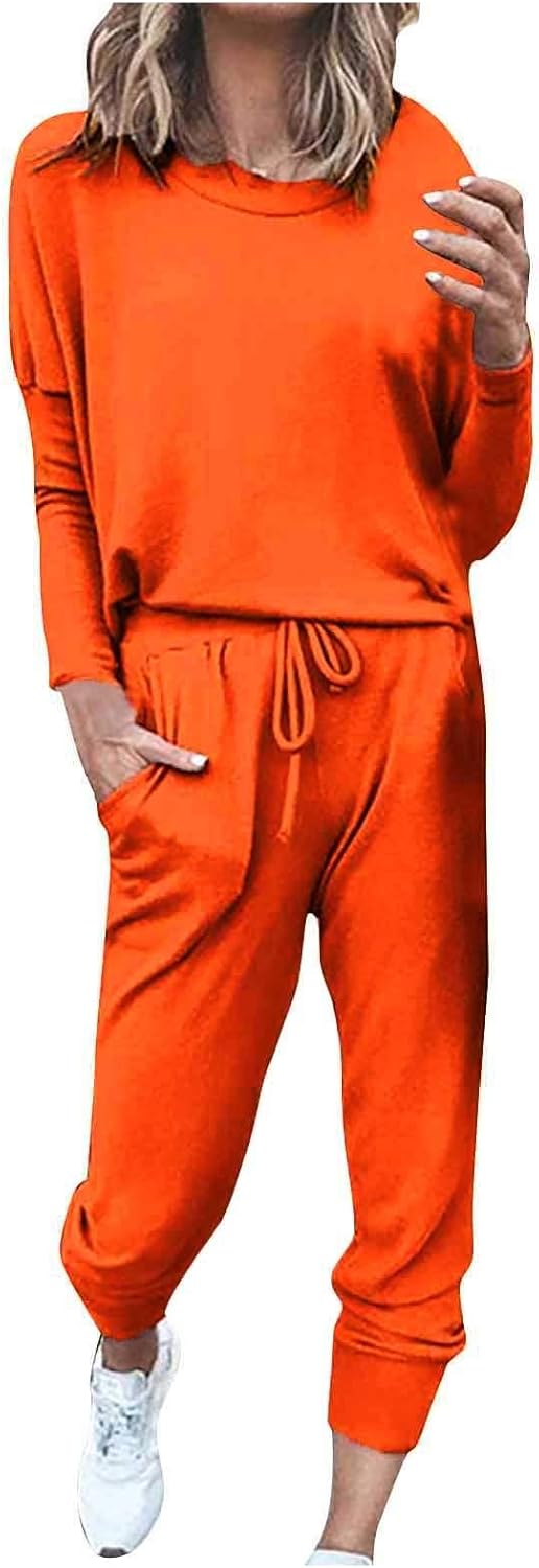 2025 Summer Sports 2 Piece Set,Lounge Sets Lightweight Crewneck Pullover Tops & Long Pants Tracksuit 2025 Summer Sports 2 Piece Set,Lounge Sets Lightweight Crewneck Pullover Tops & Long Pants Tracksuit