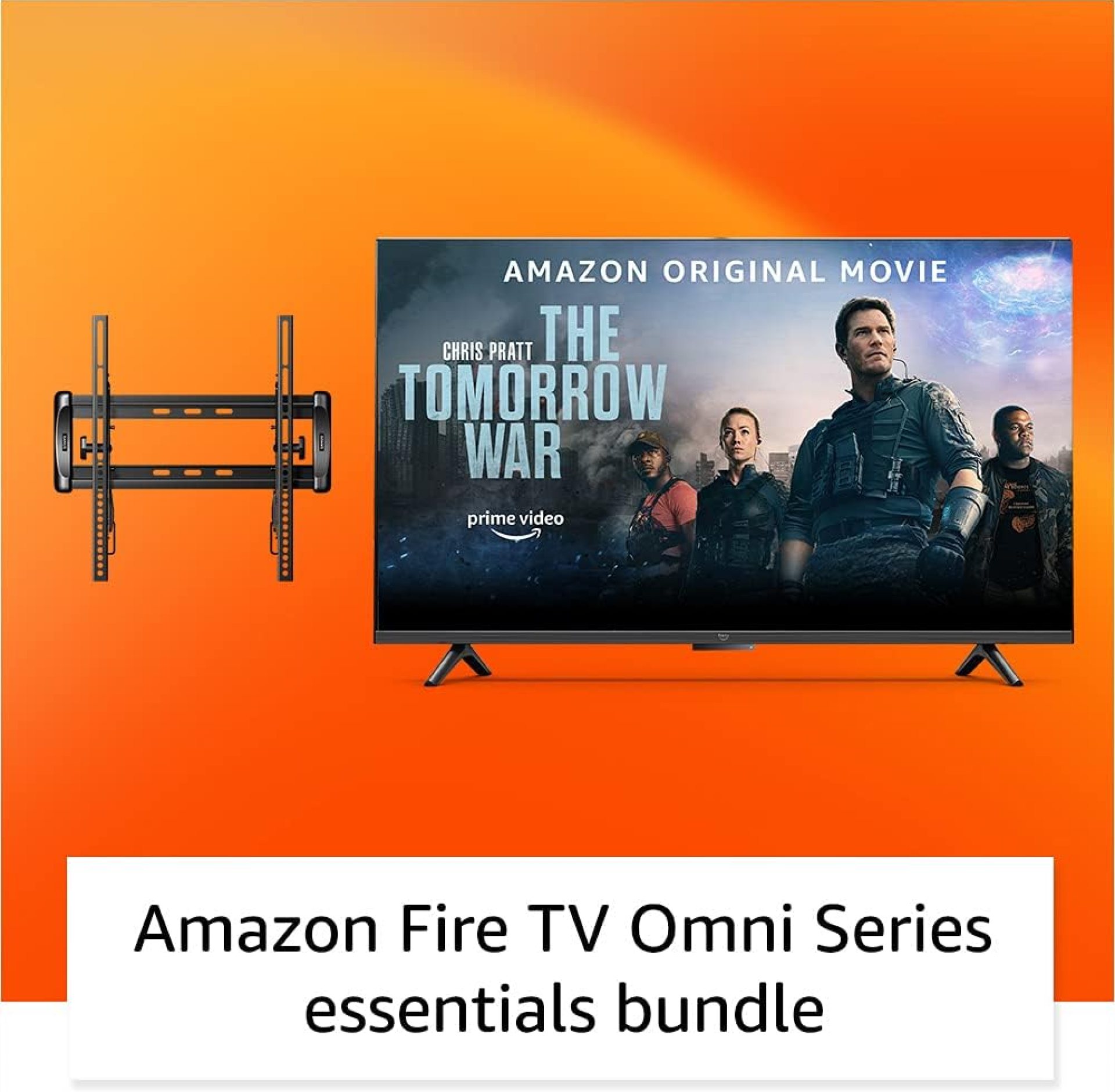 Amazon Fire TV 50″ Omni Series 4K UHD smart TV bundle with Universal Tilting Wall Mount and Red Remote Cover Amazon Fire TV 50″ Omni Series 4K UHD smart TV bundle with Universal Tilting Wall Mount and Red Remote Cover