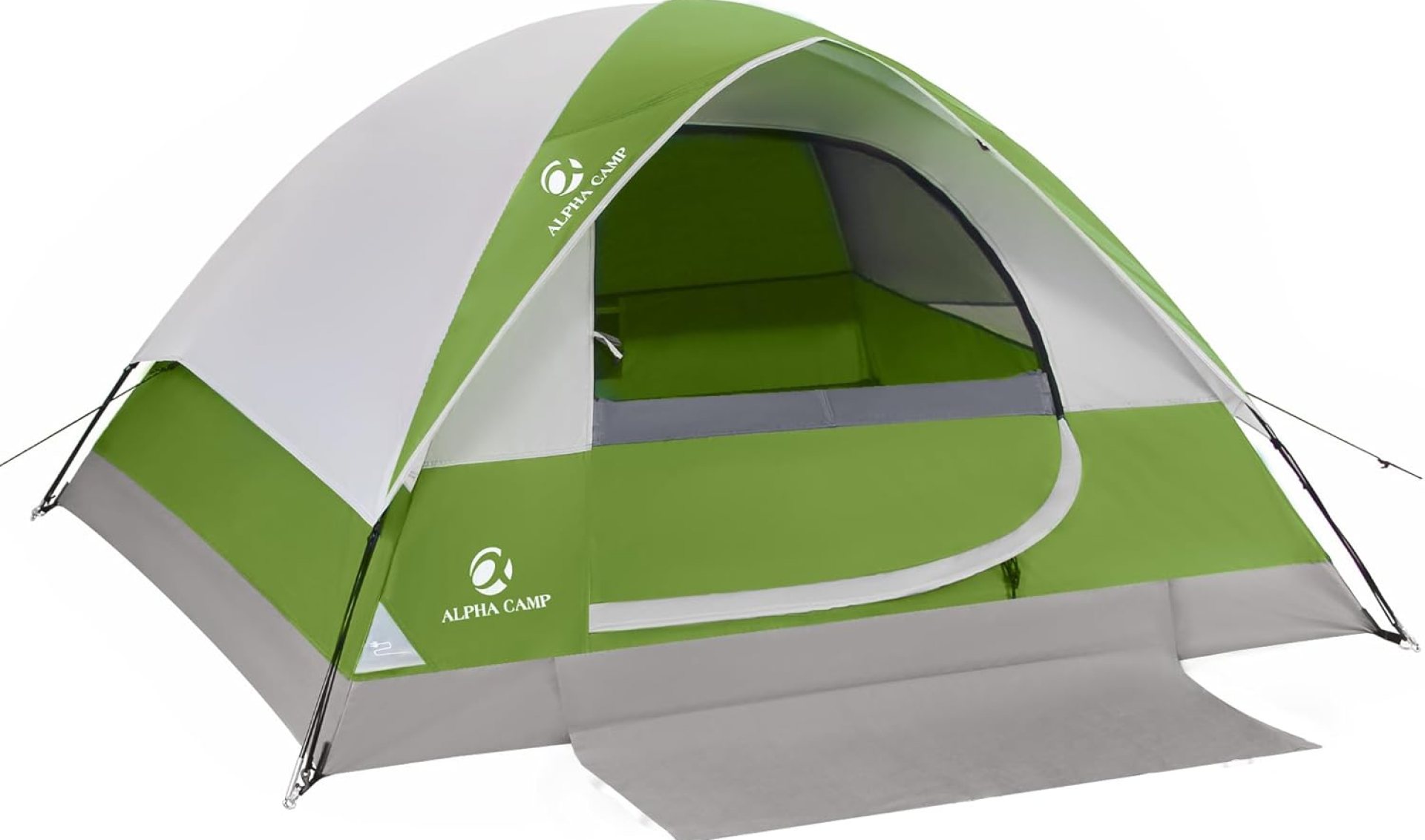 ALPHA CAMP 2 Person Camping Dome Tent with Rainfly, Lightweight Weatherproof Portable Backpacking Tent, Easy Setup Tent for Outdoor Camping, Hiking, Mountaineering, Travel or Beach ALPHA CAMP 2 Person Camping Dome Tent with Rainfly, Lightweight Weatherproof Portable Backpacking Tent, Easy Setup Tent for Outdoor Camping, Hiking, Mountaineering, Travel or Beach