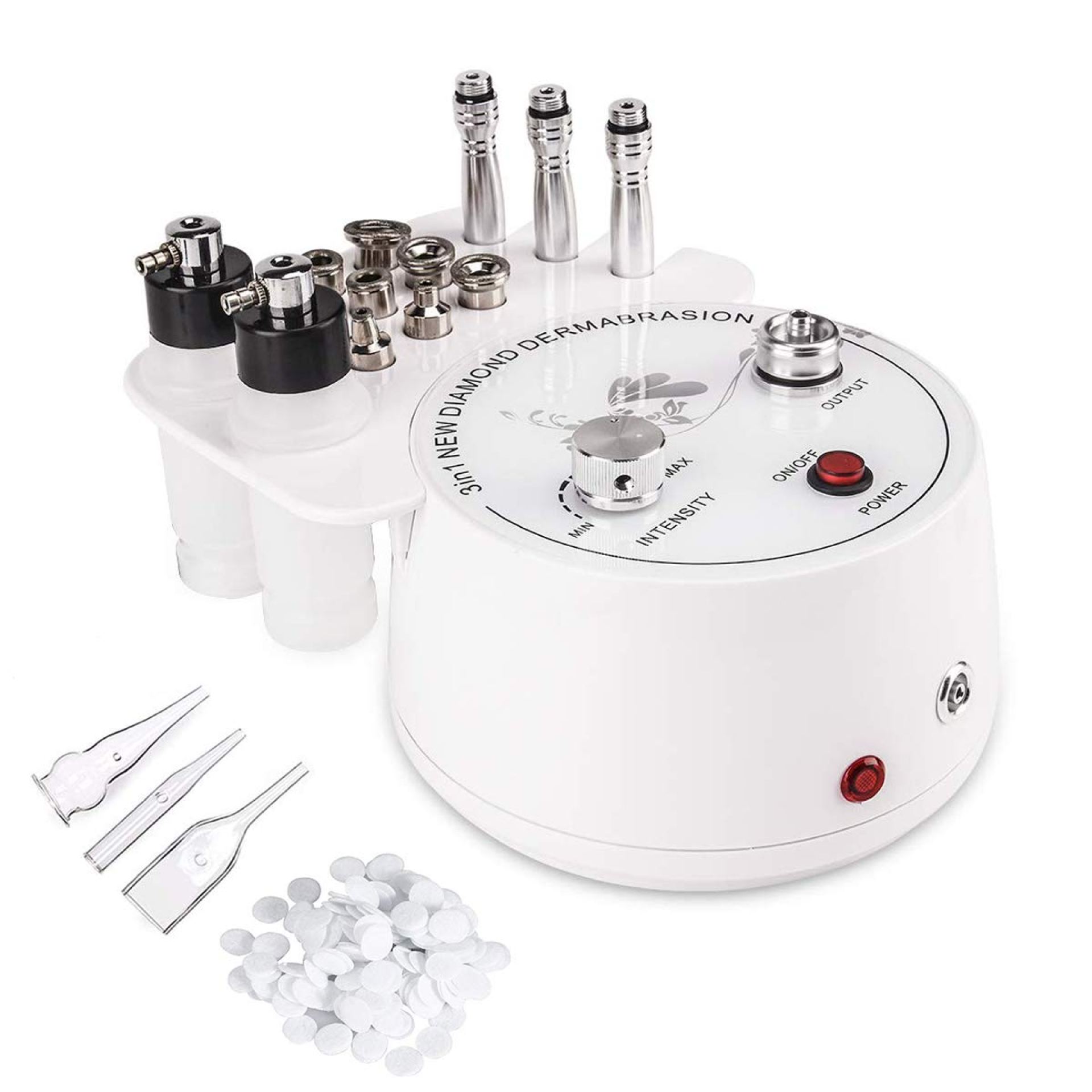 Diamond Microdermabrasion Machine, Yofuly 3 in 1 Professional Microdermabrasion Machine with Vacuum Glass Tube and Spray Bottle for Home Use Skin Care Diamond Microdermabrasion Machine, Yofuly 3 in 1 Professional Microdermabrasion Machine with Vacuum Glass Tube and Spray Bottle for Home Use Skin Care
