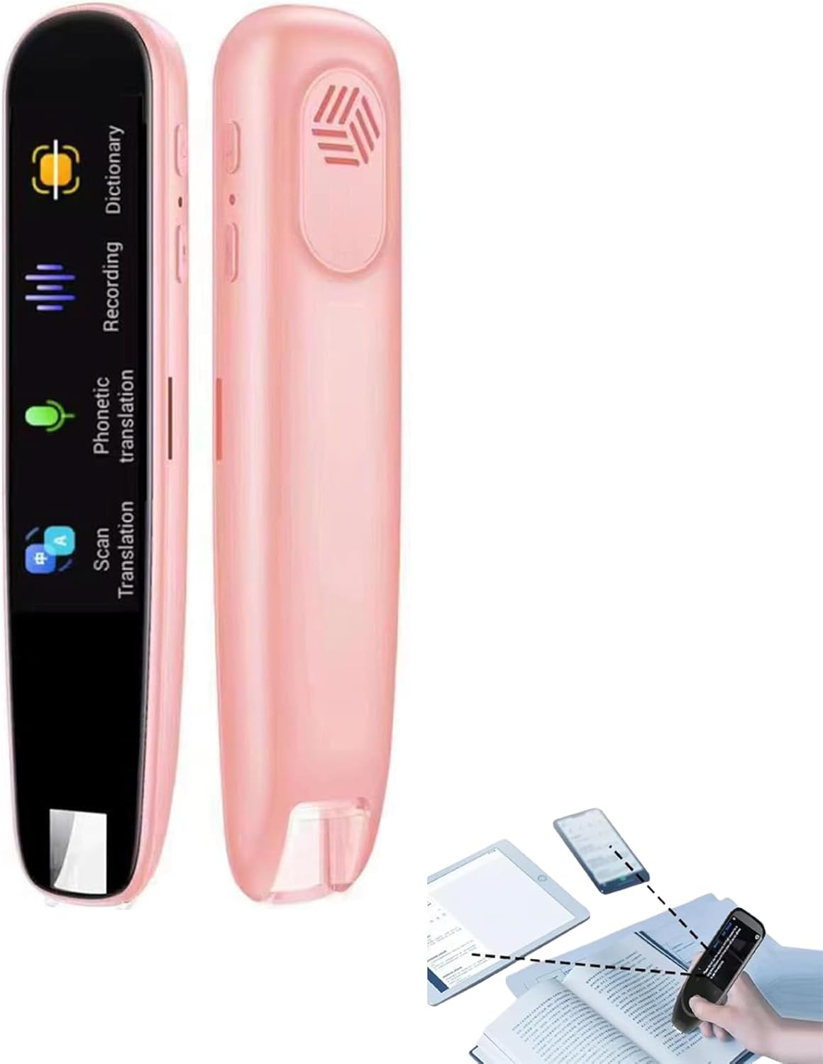 Zenova Translator Pen 2.0, Try Zenova Translator Pen, Amigo Pen Traductor, Amigo Pen Multipurpose Translation Device, Voice Wireless Language Translator -Pink Zenova Translator Pen 2.0, Try Zenova Translator Pen, Amigo Pen Traductor, Amigo Pen Multipurpose Translation Device, Voice Wireless Language Translator -Pink