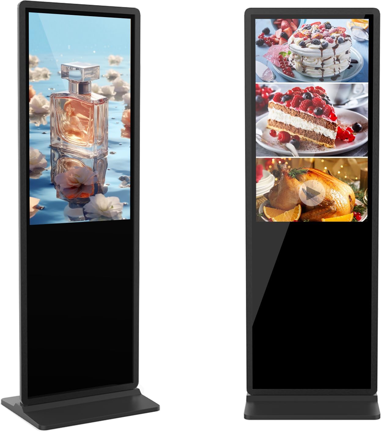 37 inch Indoor Digital Signage 2K LCD Screen IPS Floor Standing Digital Kiosks Interactive Displays with WiFi HDMI/USB Input Auto AD Player, Android OS Black 37 inch Indoor Digital Signage 2K LCD Screen IPS Floor Standing Digital Kiosks Interactive Displays with WiFi HDMI/USB Input Auto AD Player, Android OS Black