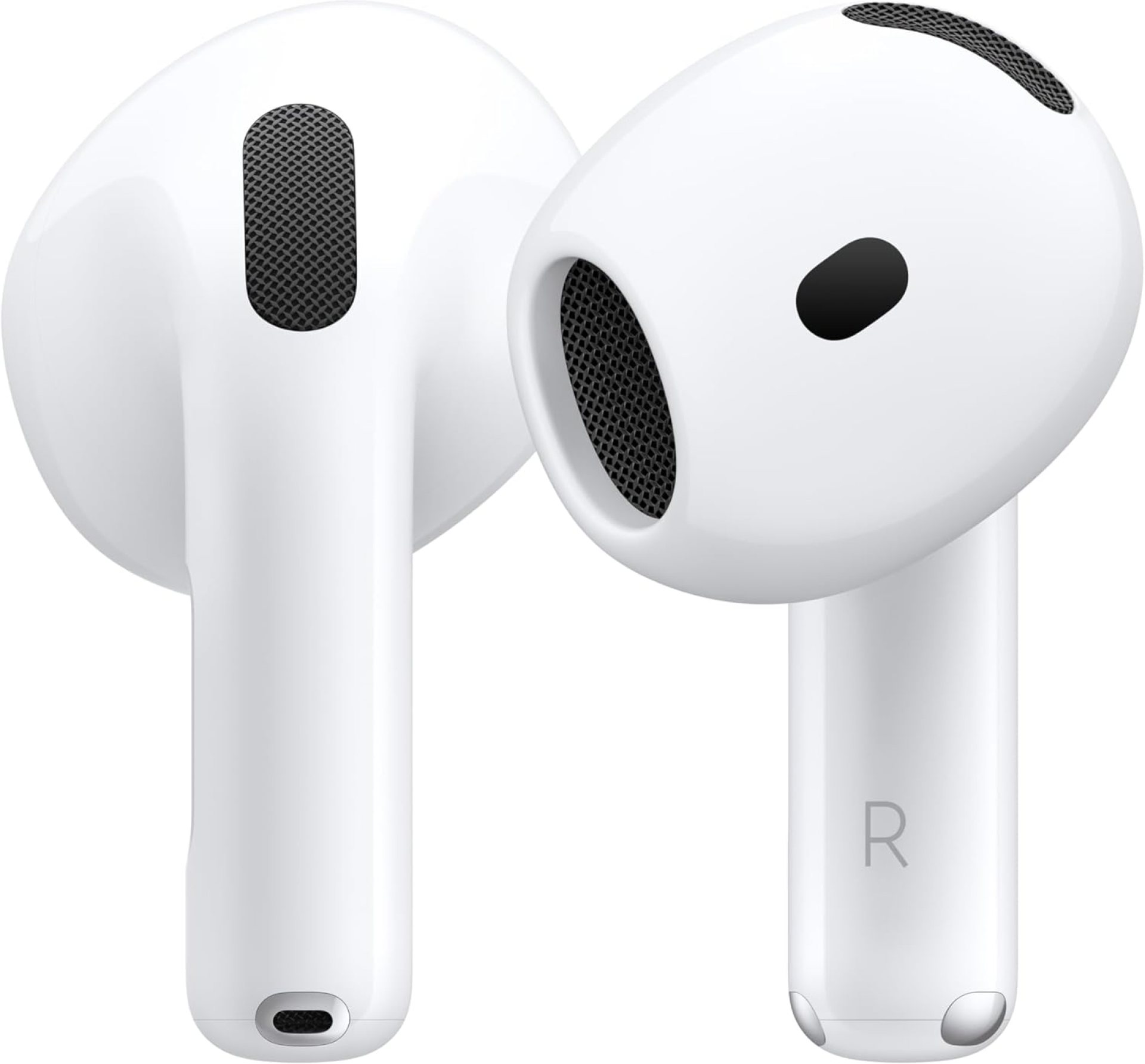 Apple AirPods 4 Wireless Earbuds, Bluetooth Headphones, with Active Noise Cancellation, Adaptive Audio, Transparency Mode, Personalized Spatial Audio, USB-C Charging Case, Wireless Charging, H2 Chip Apple AirPods 4 Wireless Earbuds, Bluetooth Headphones, with Active Noise Cancellation, Adaptive Audio, Transparency Mode, Personalized Spatial Audio, USB-C Charging Case, Wireless Charging, H2 Chip