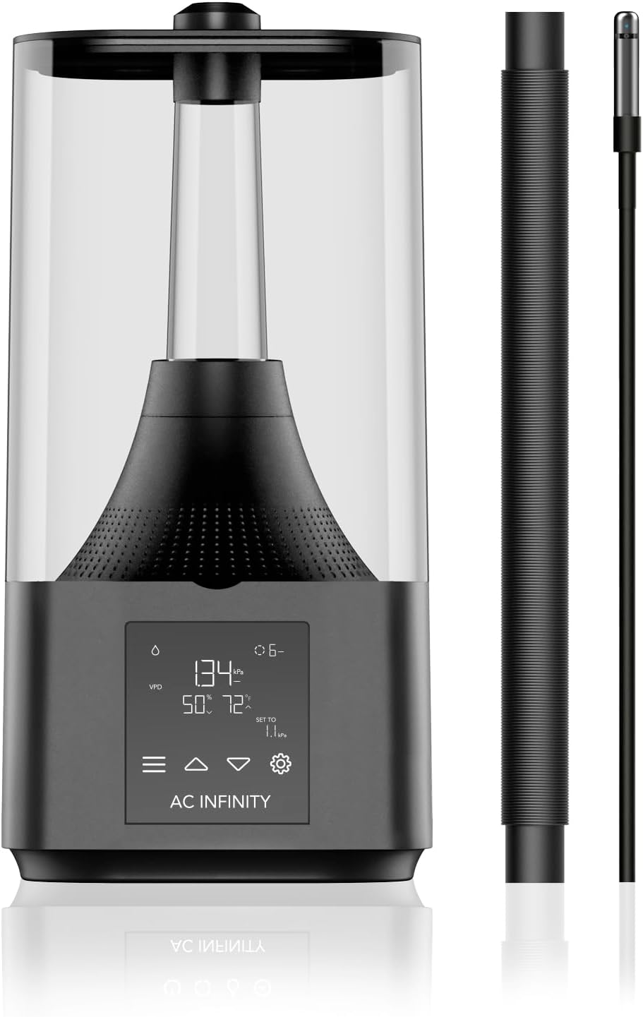 AC Infinity CLOUDFORGE T3, Plant Humidifier 4.5L with VPD Humidity Controls, 10-Level Precision Vaporizer, Extendable Targeting Hose and No-Leak Seal for Grow Tents AC Infinity CLOUDFORGE T3, Plant Humidifier 4.5L with VPD Humidity Controls, 10-Level Precision Vaporizer, Extendable Targeting Hose and No-Leak Seal for Grow Tents