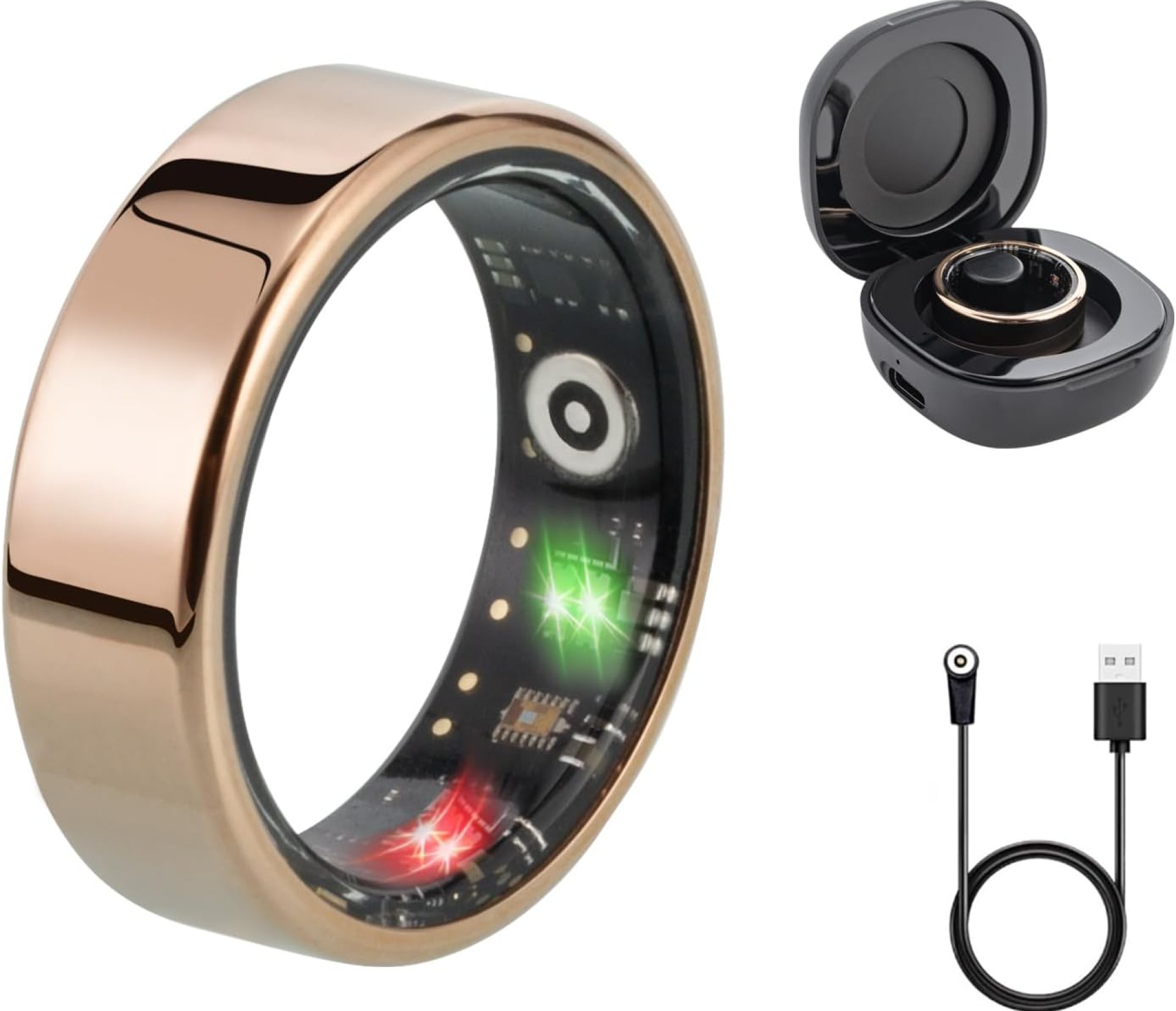2025 Upgrade Smart Ring – Health & Fitness Tracker for Men & Women, IP68 Waterproof, Sleep/Heart Rate/Blood Oxygen Monitor, Step/Distance/Calorie Counter, 7-Day Battery with Charging Case 2025 Upgrade Smart Ring – Health & Fitness Tracker for Men & Women, IP68 Waterproof, Sleep/Heart Rate/Blood Oxygen Monitor, Step/Distance/Calorie Counter, 7-Day Battery with Charging Case